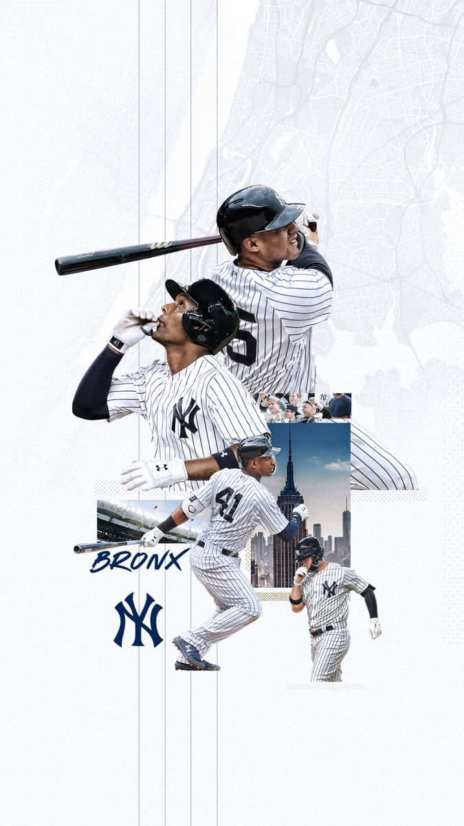 Players Collage New York Yankees Iphone Background