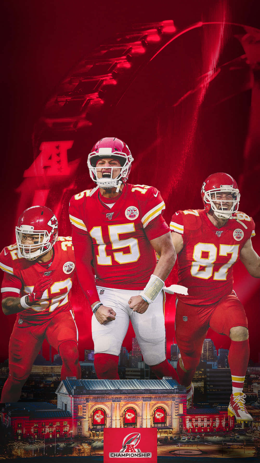 Players From Kansas City Chiefs 4k Background