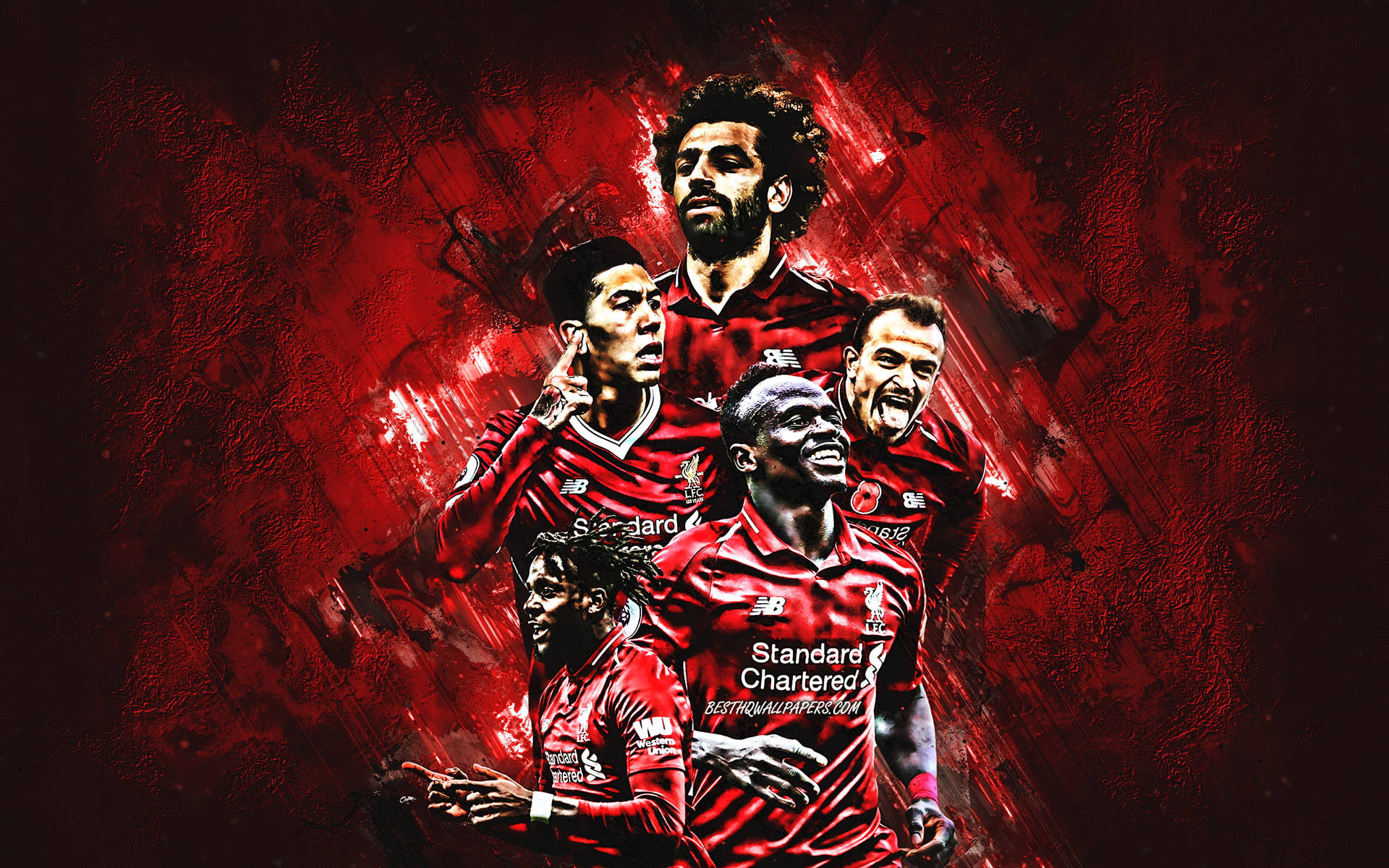 Players Of Fc Liverpool 4k Background