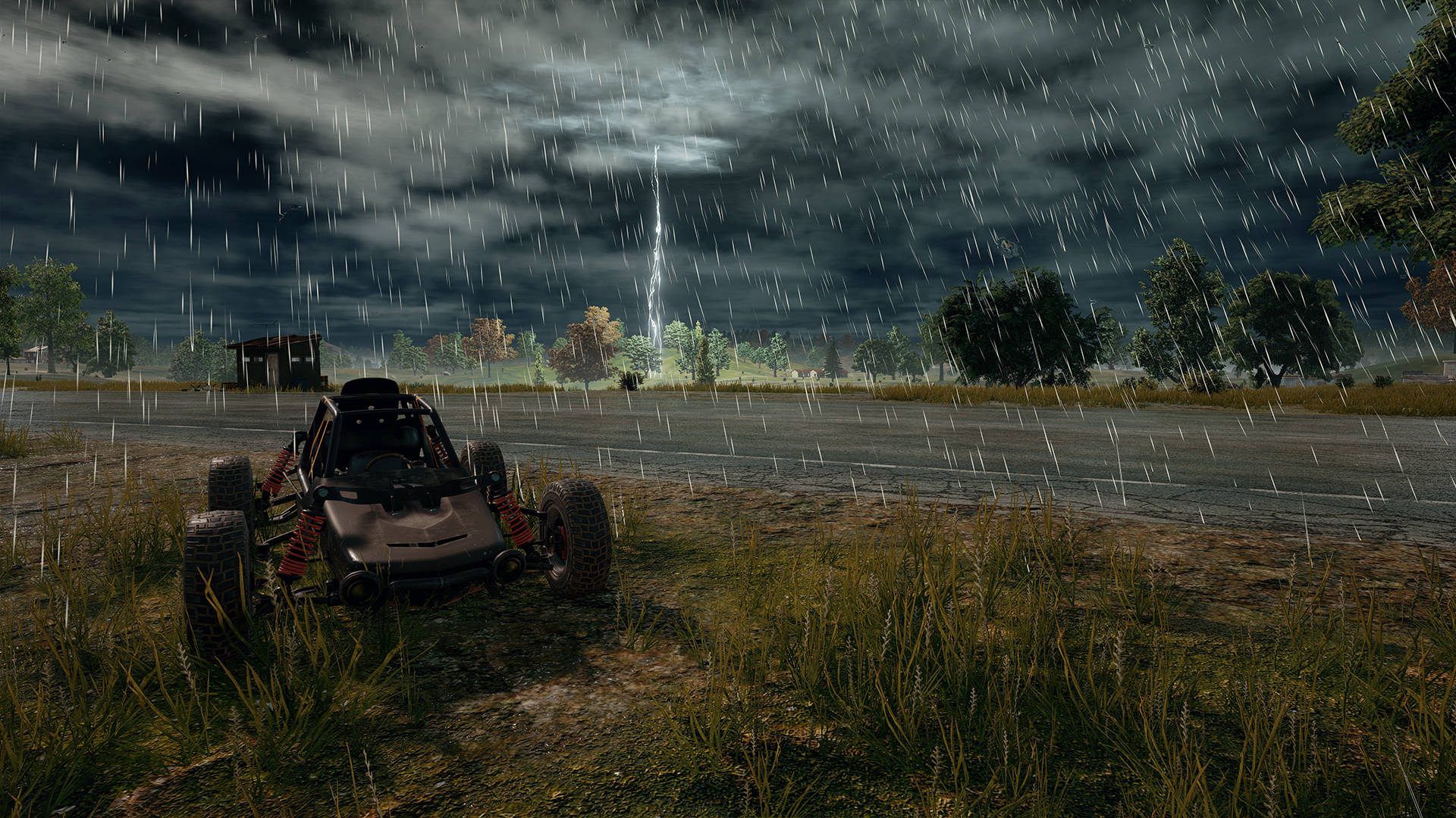 Playerunknown's Battlegrounds Battle Cart Car Background