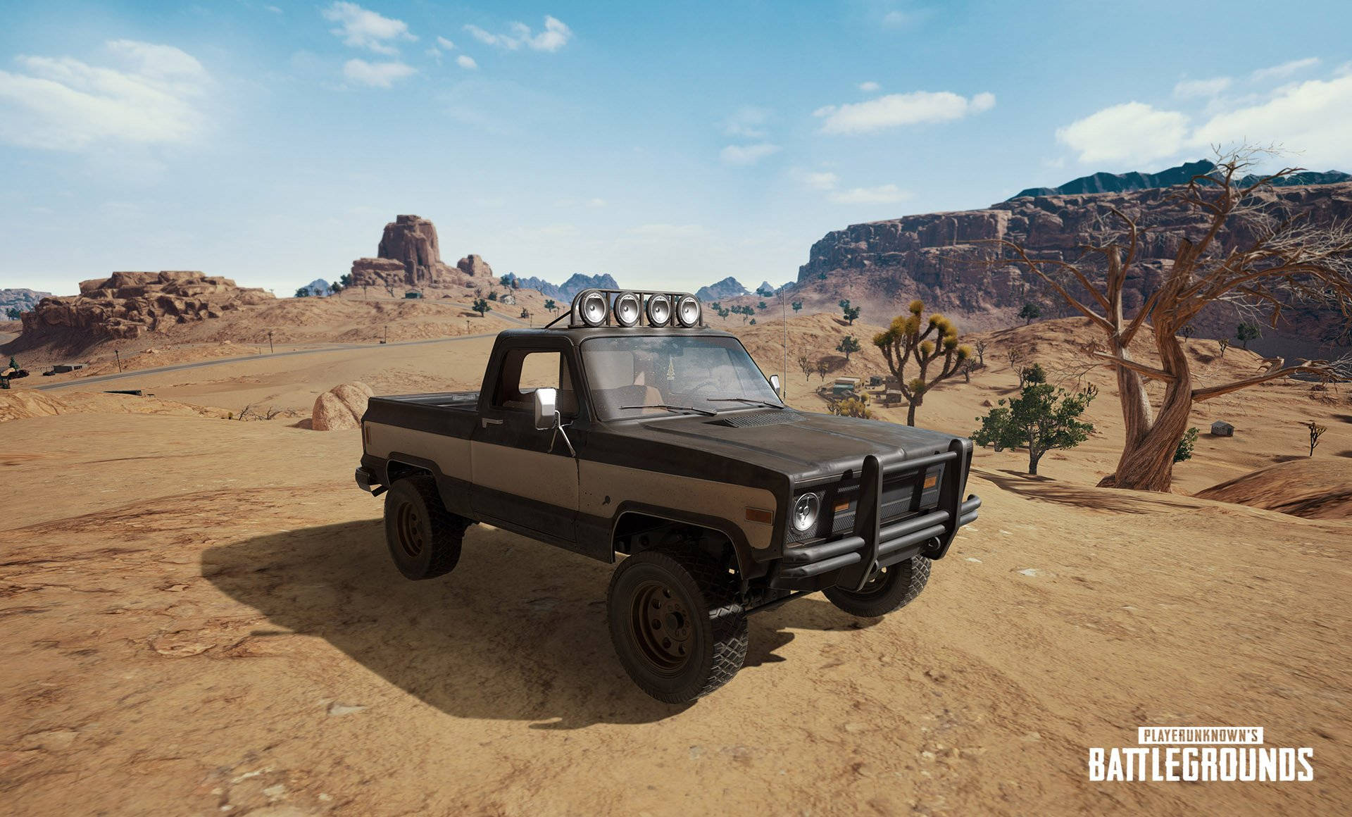 Playerunknown's Battlegrounds Battle Pickup Car Background