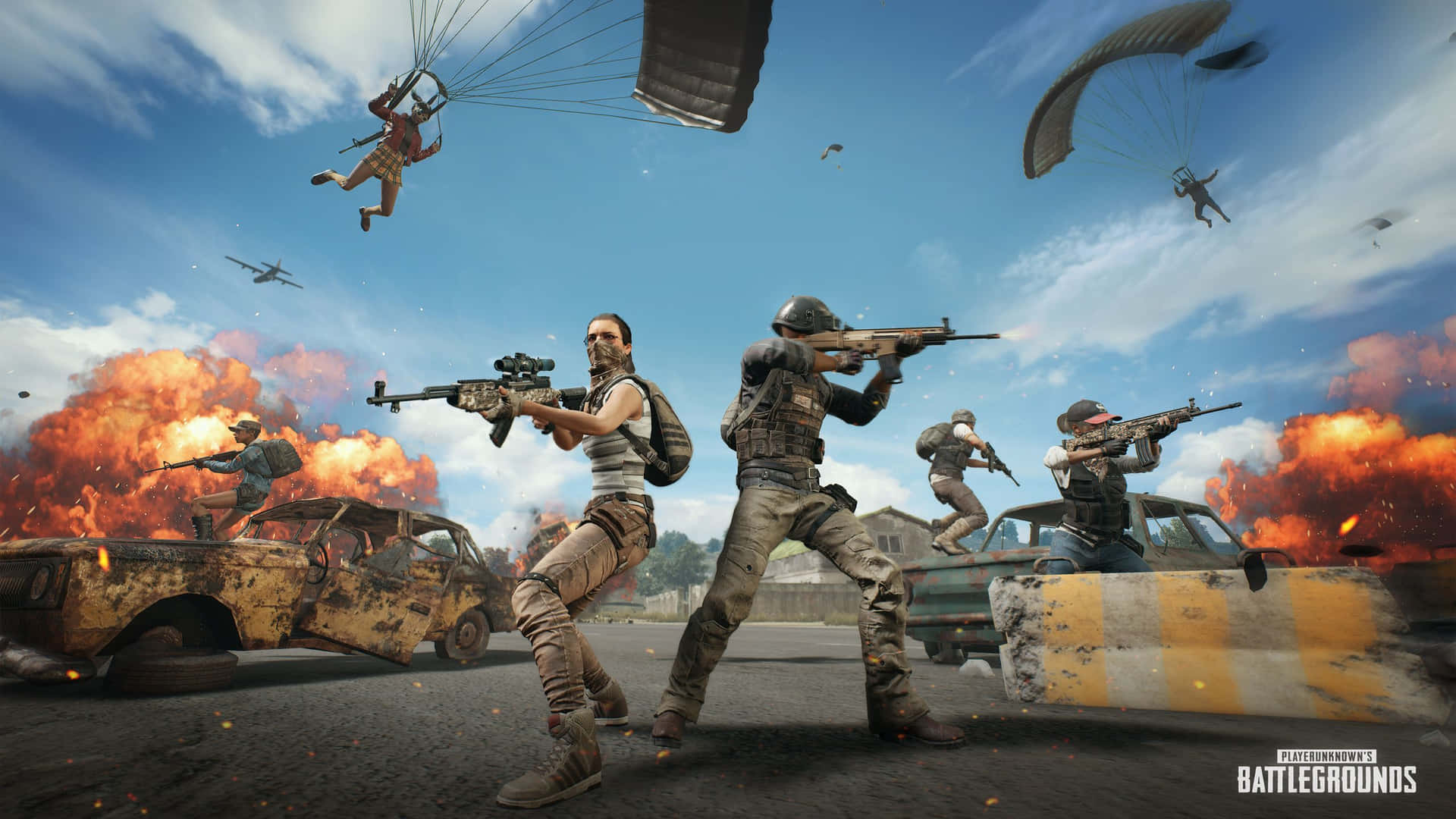 Playerunknowns Battlegrounds Logo Background