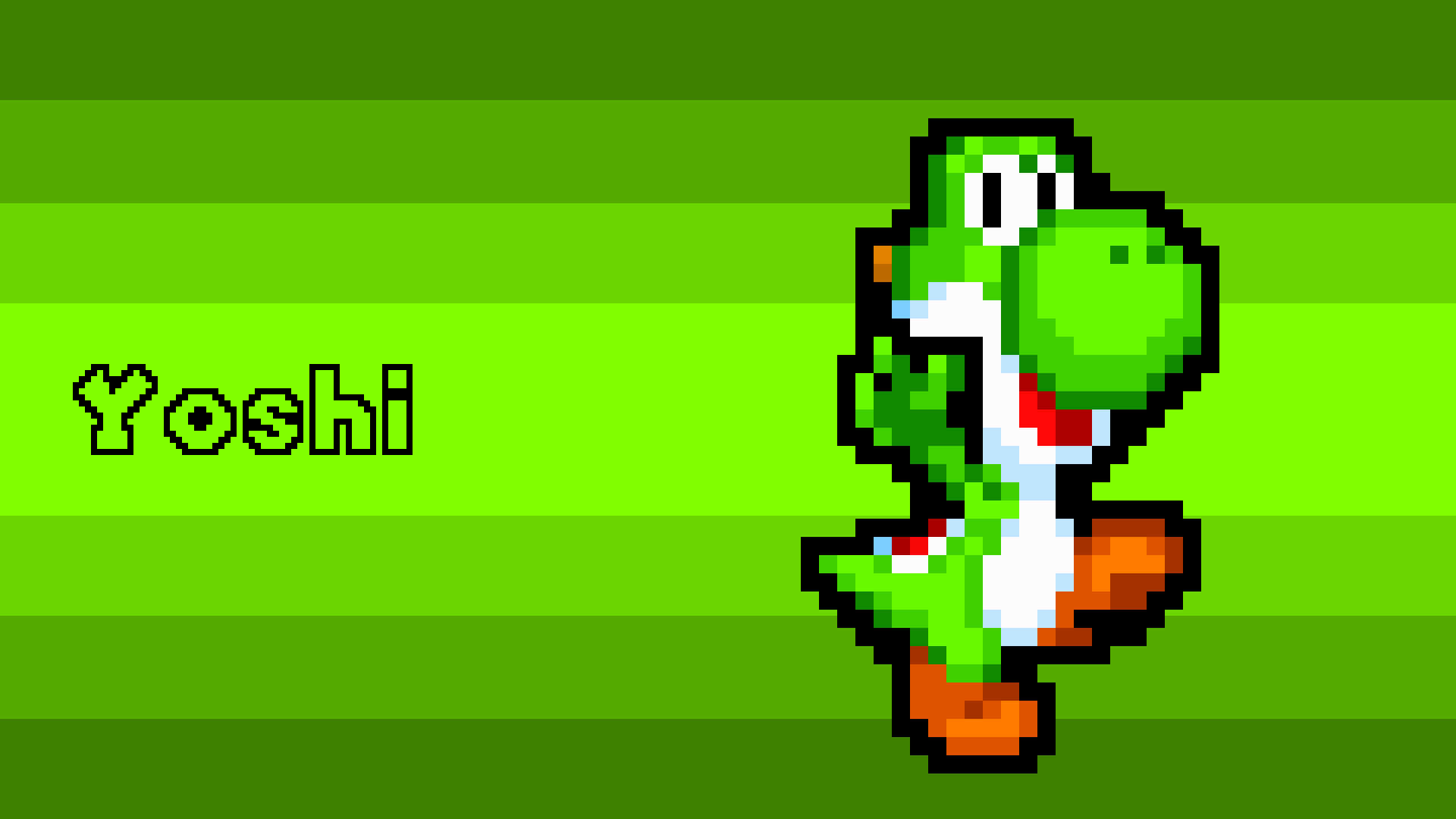 Playful And Alluring Yoshi Background