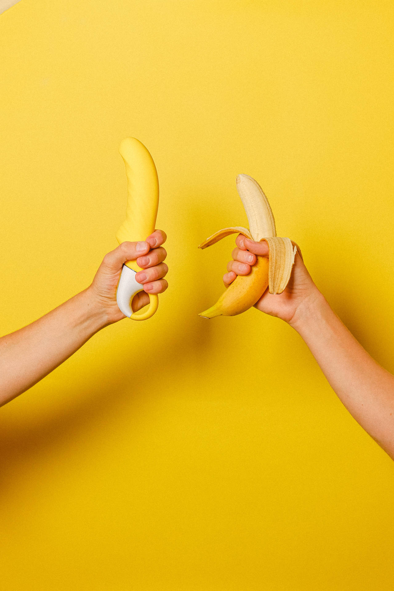 Playful Sensuality With Fruit And Toys Background