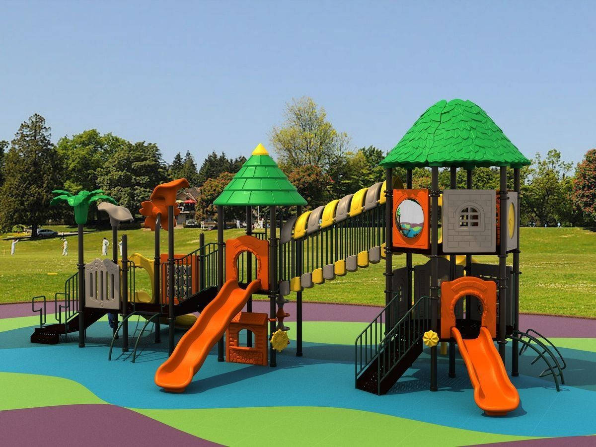 Playground Slide Set Background