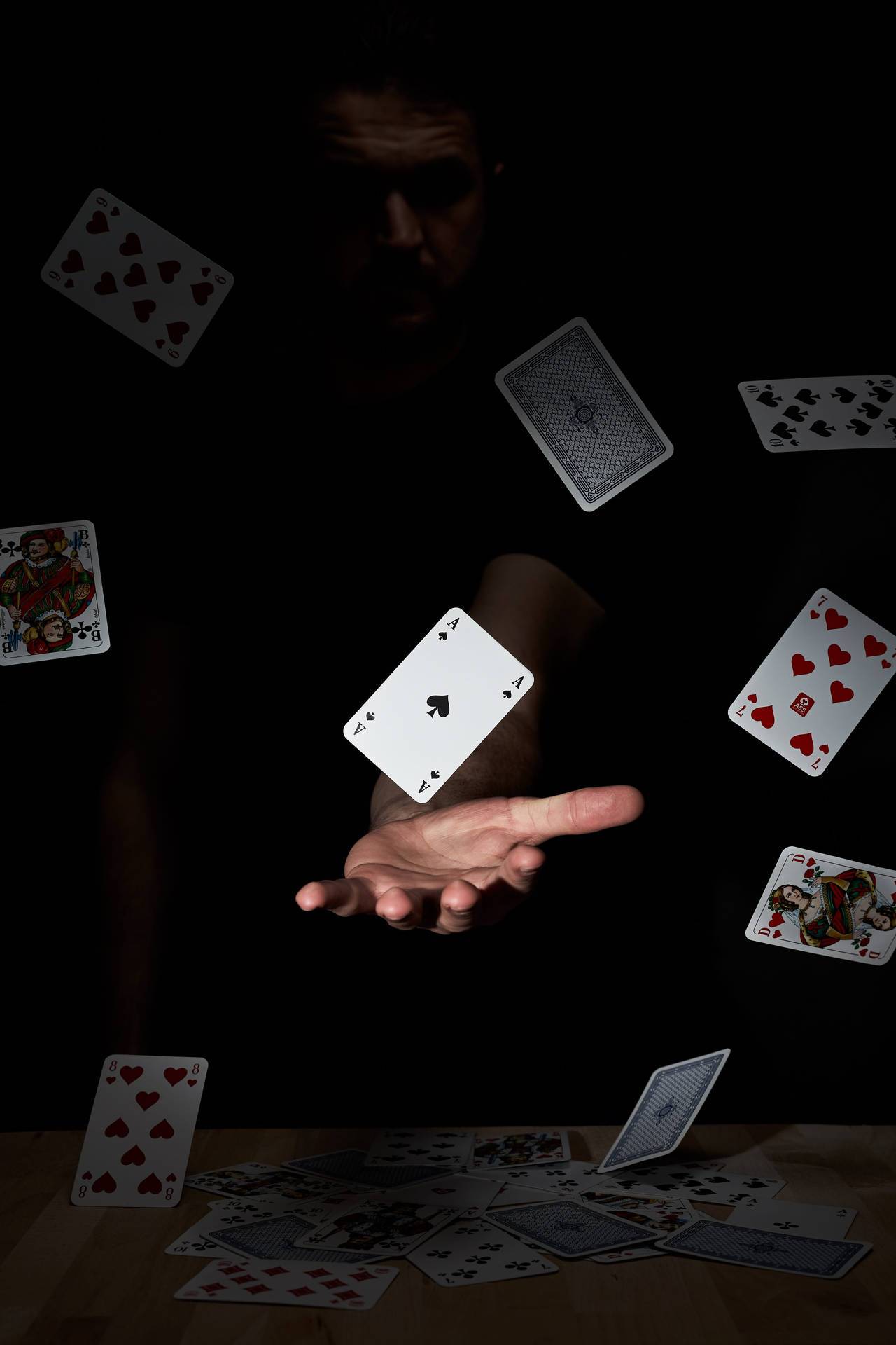 Playing Cards Air Background