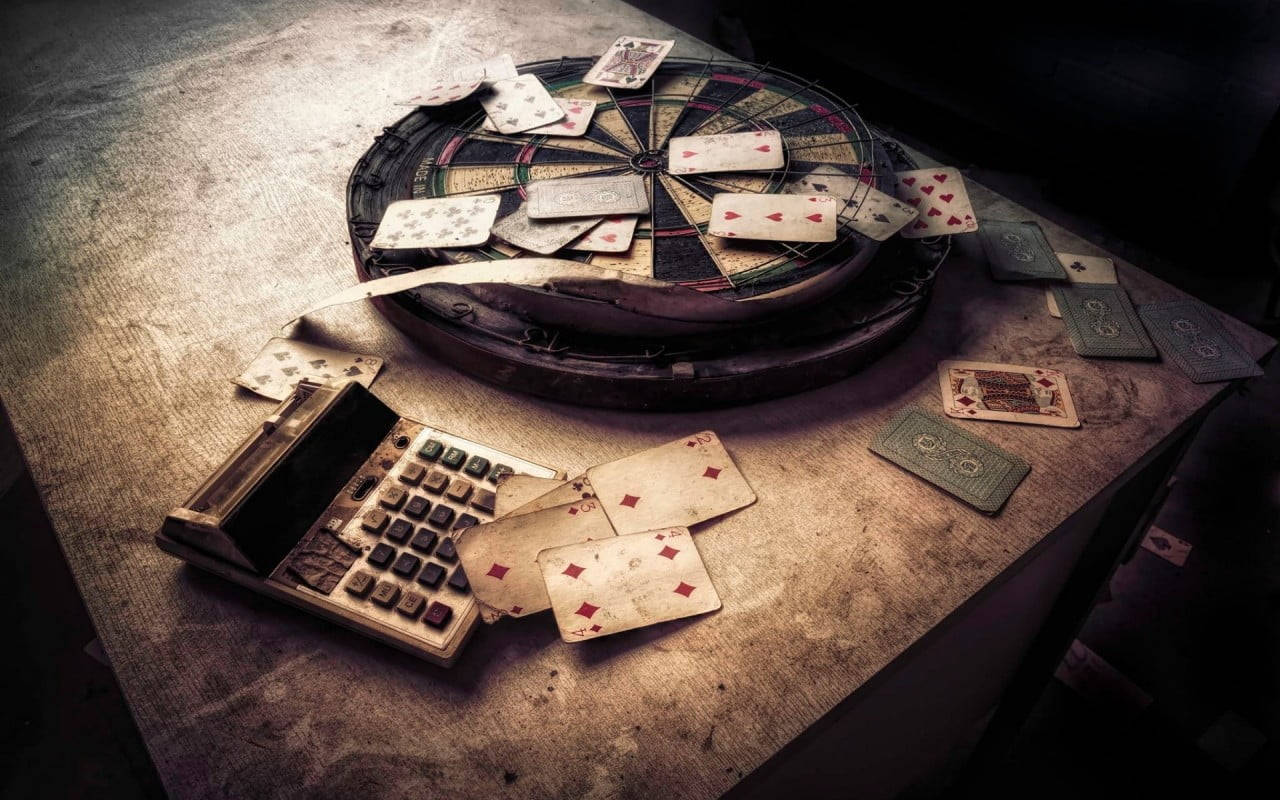 Playing Cards Old Table