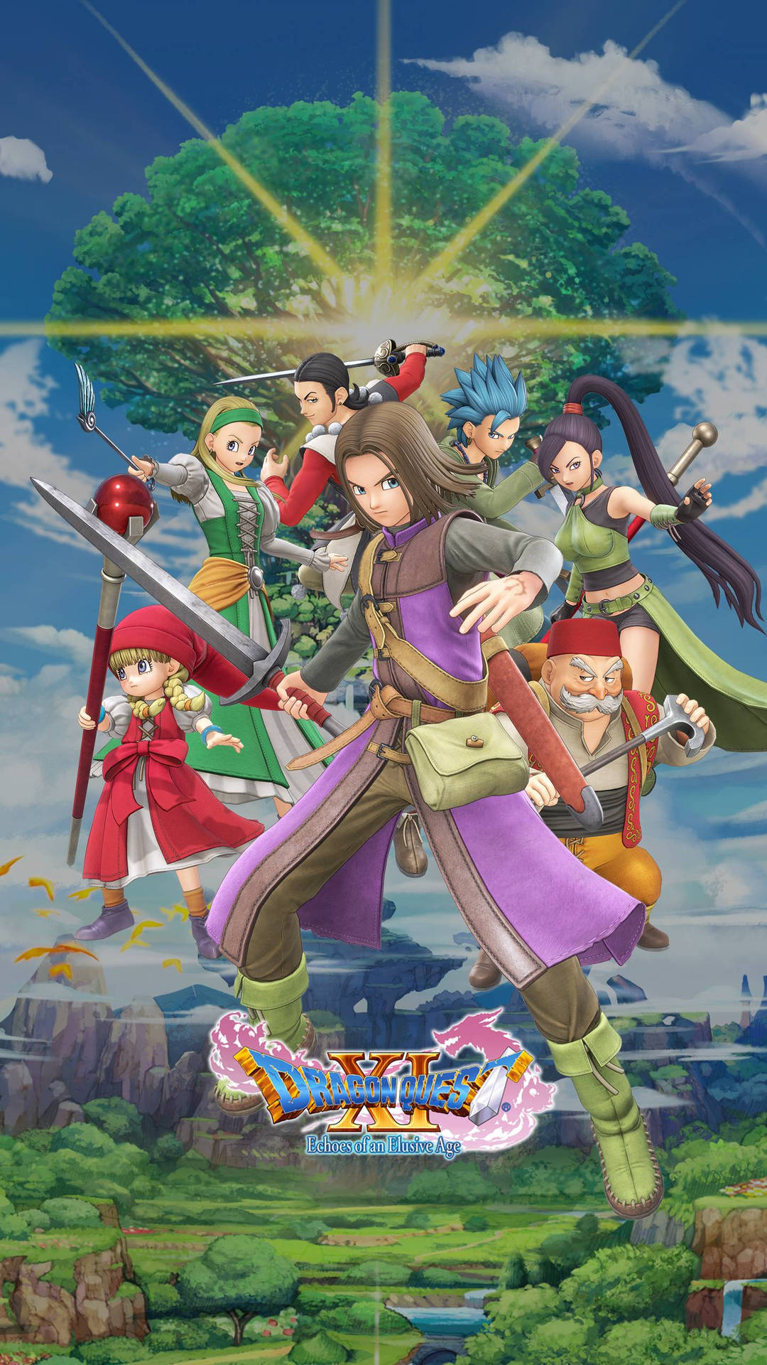 Playing Dragon Quest On Your Iphone Background