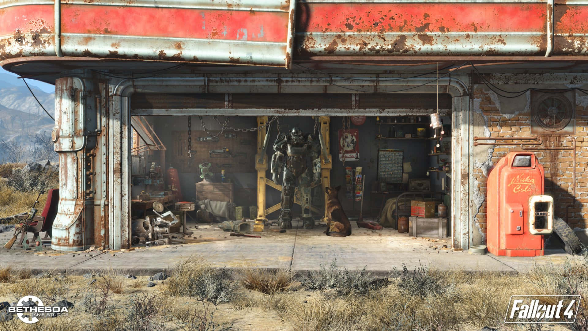 Playing Fallout 4 On A Custom Computer Background