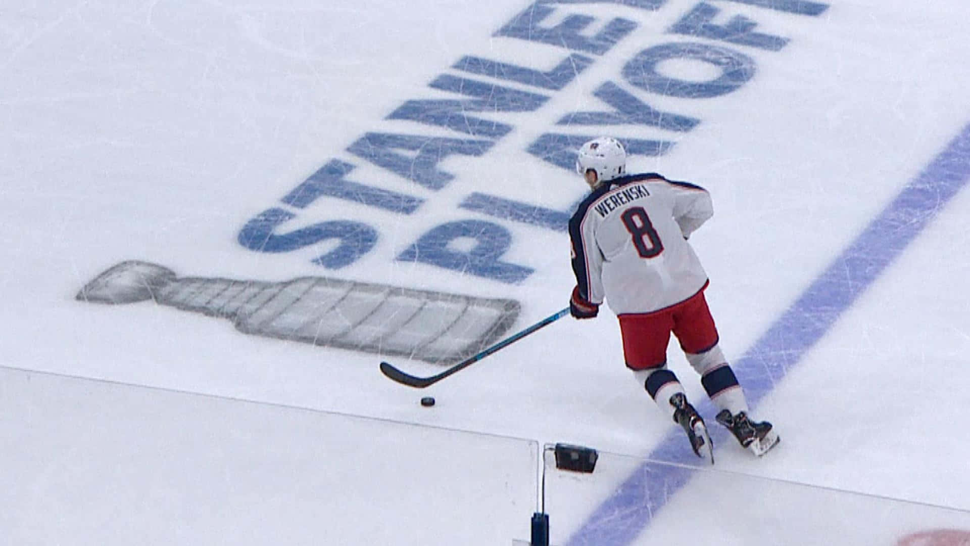 Playing Hockey Zachary Werenski Background