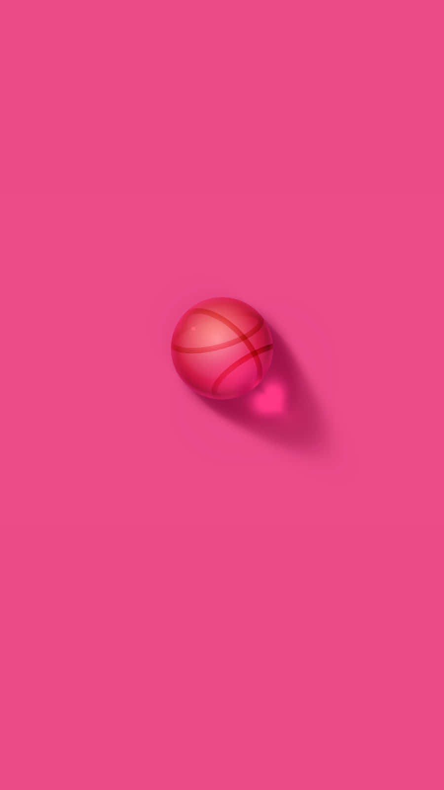 Playing The Game With A Vibrant Twist – Pink Basketball Background