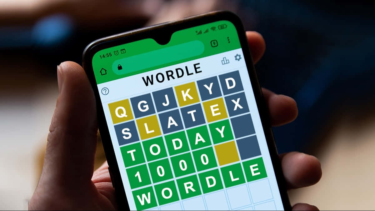 Playing Wordleon Smartphone