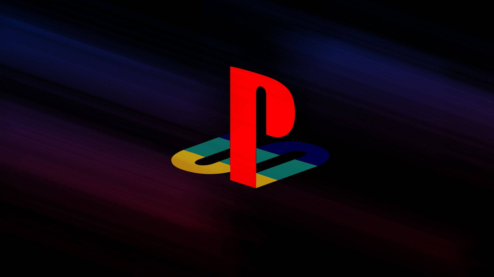 Playstation 1 Colored Monogram Background