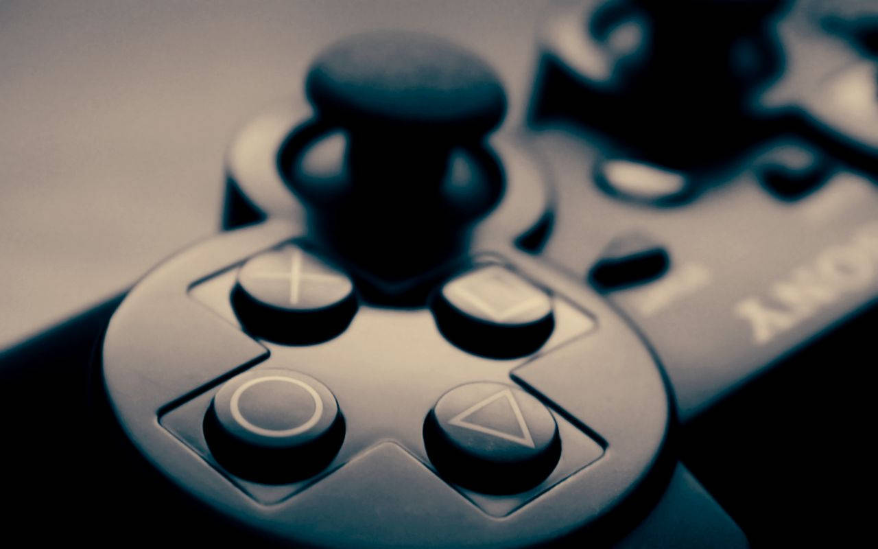 Playstation Controller Close-up Background