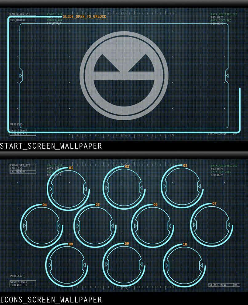 Playstation Vita Gaming Device With On-screen Game Background