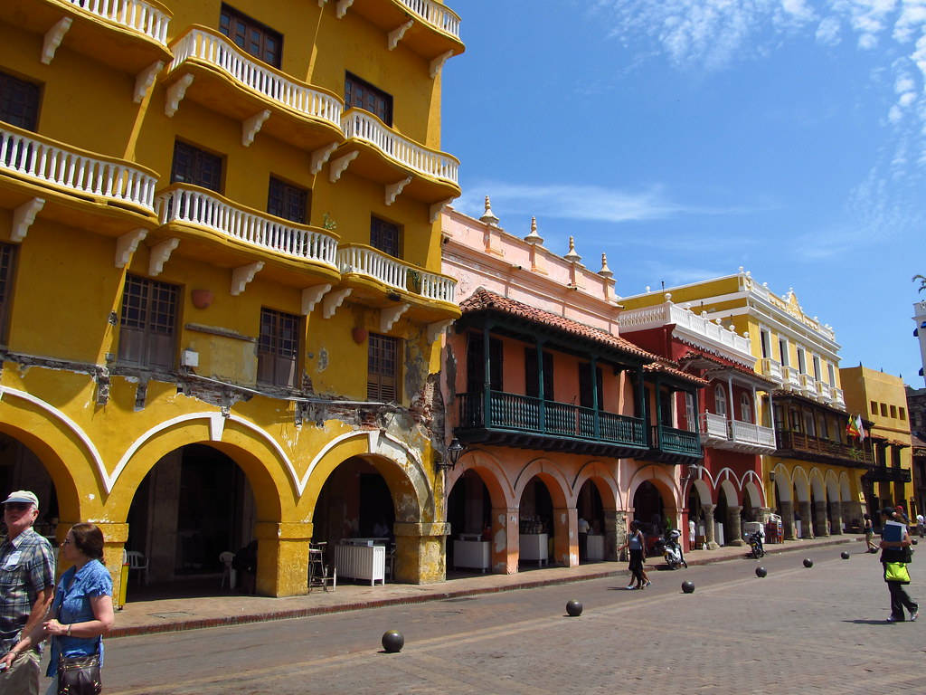 Plaza De Los Coches In Cartagena