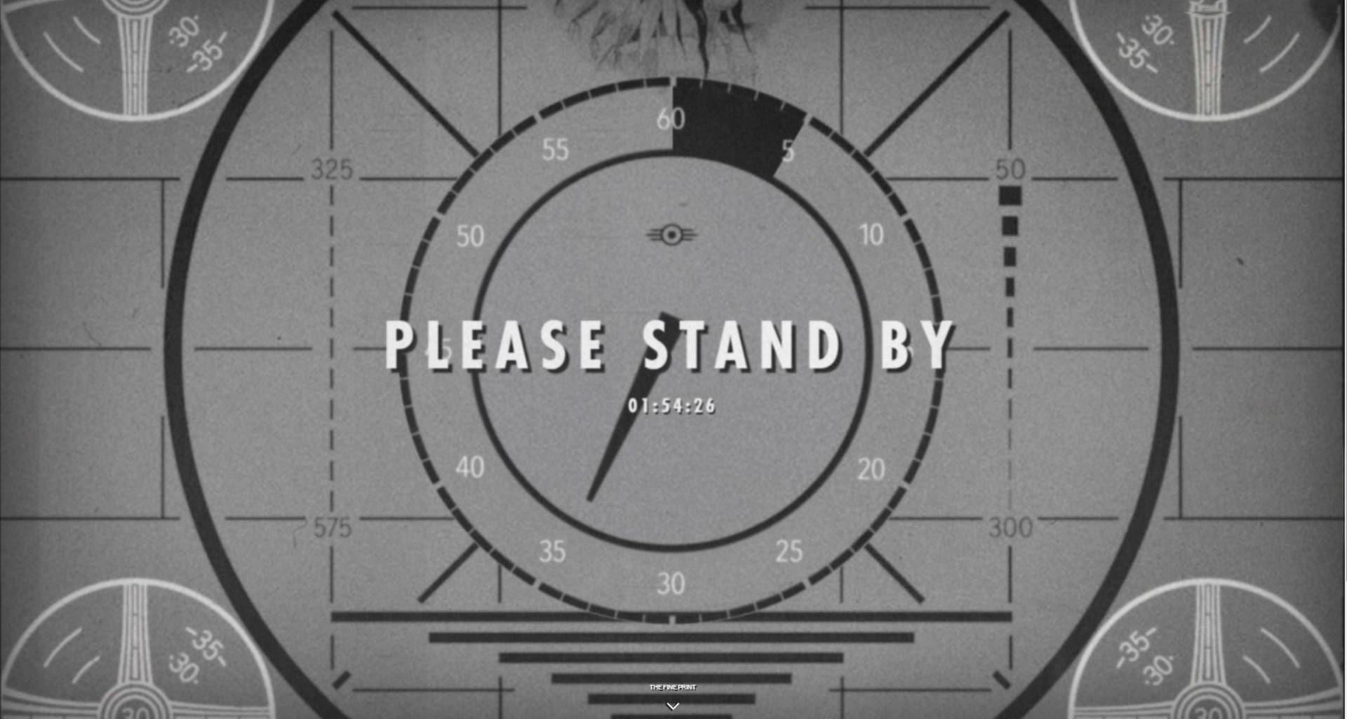 Please Stand By Broadcast Background