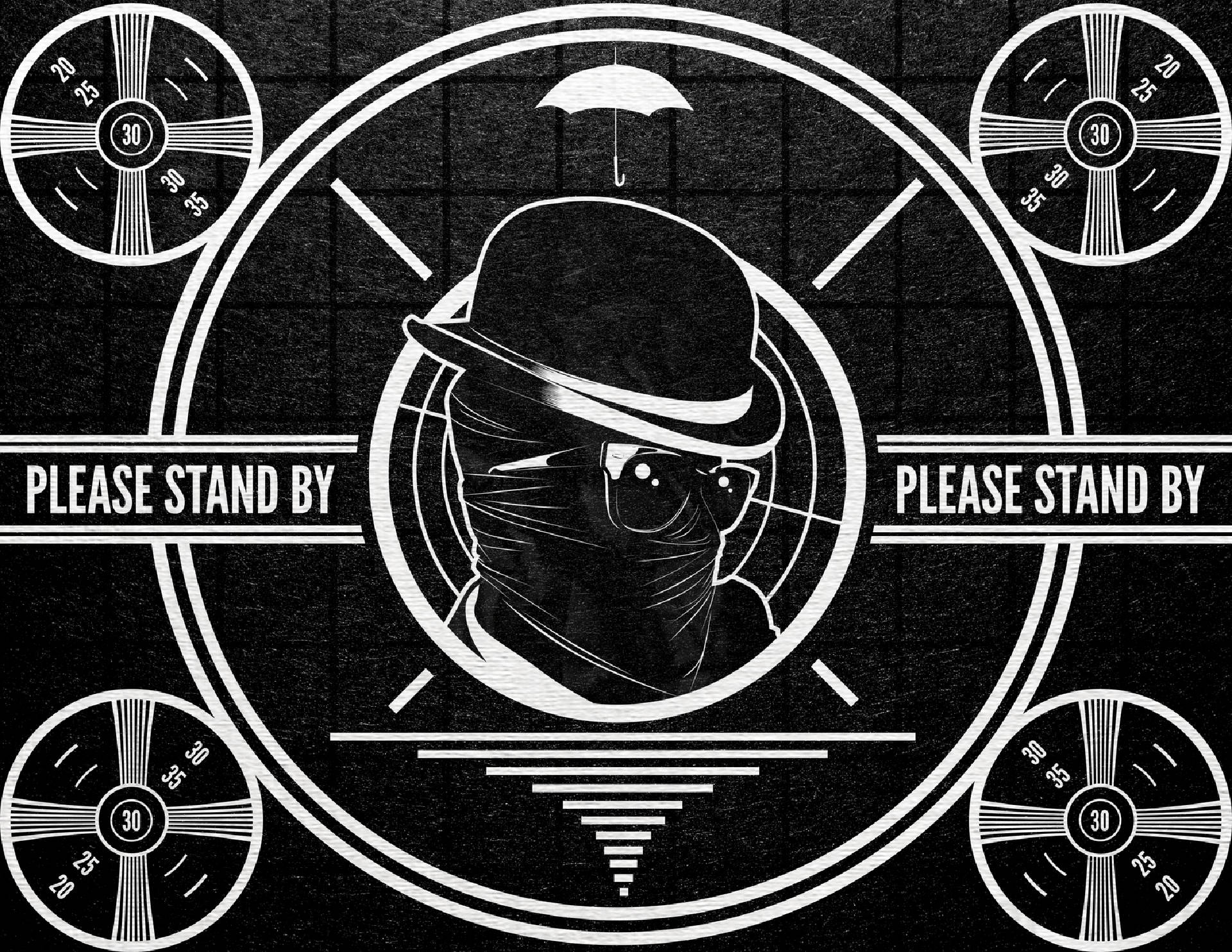 Please Stand By Gangster Icon Background
