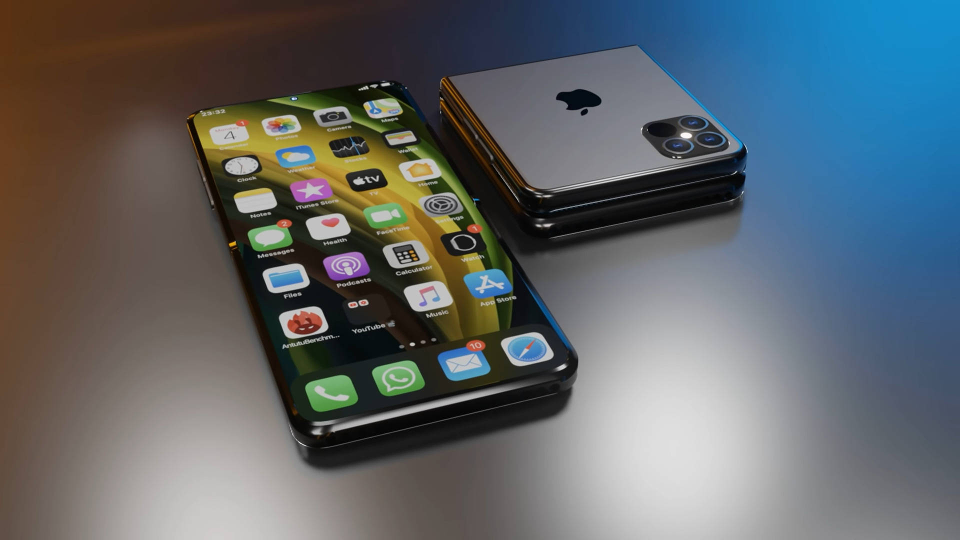 Pliable Foldable Concept Iphone Background