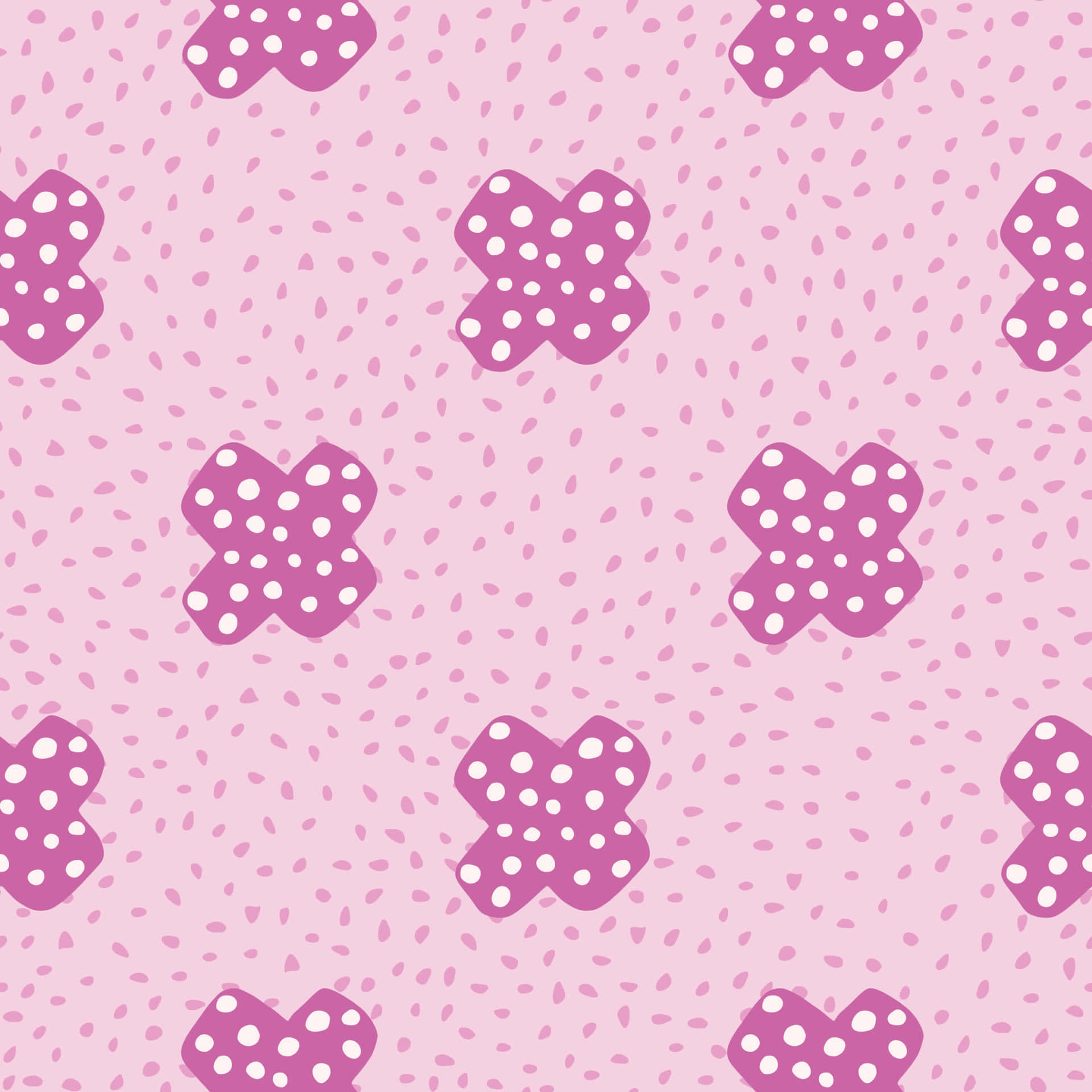 Plus Big Pink Pattern Background