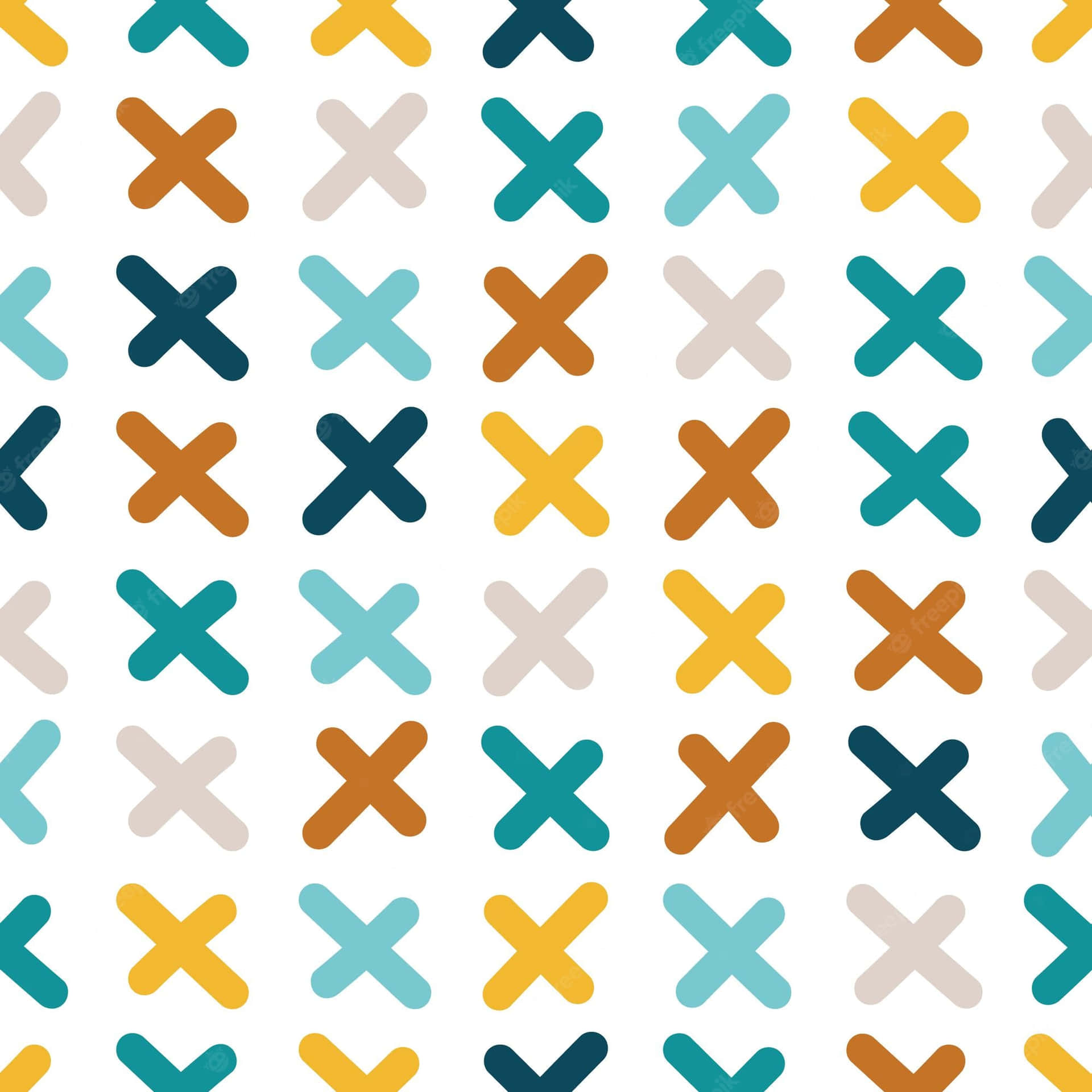 Plus Colored Pattern Background