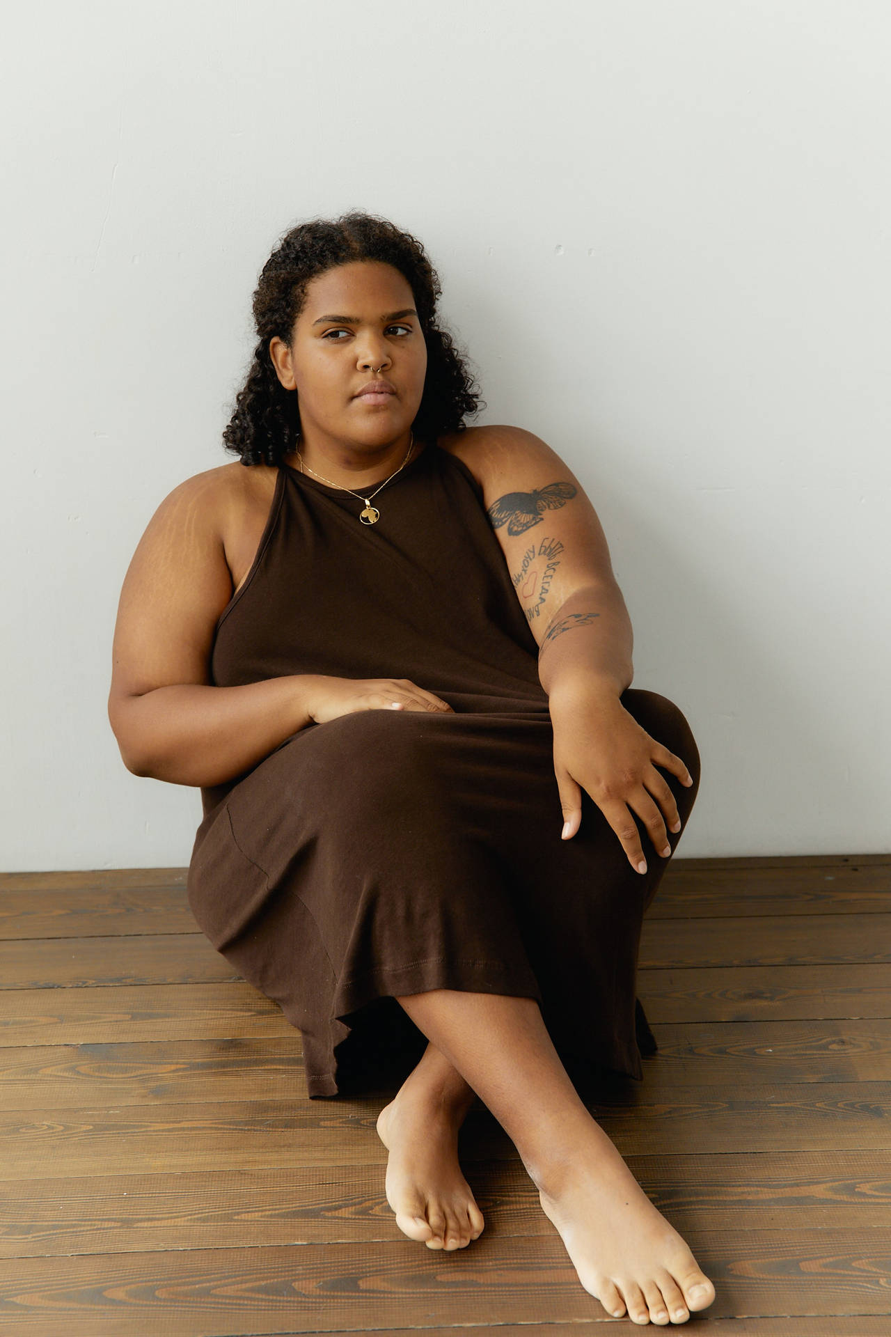 Plus-size Woman Embracing Body Confidence