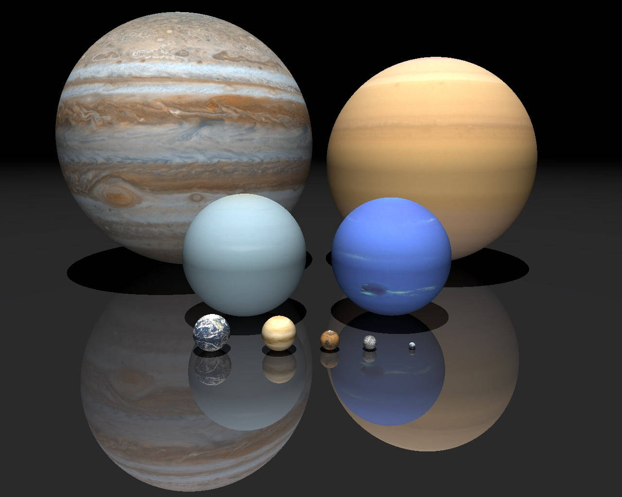 Pluto And Its Planetary Comparisons Background