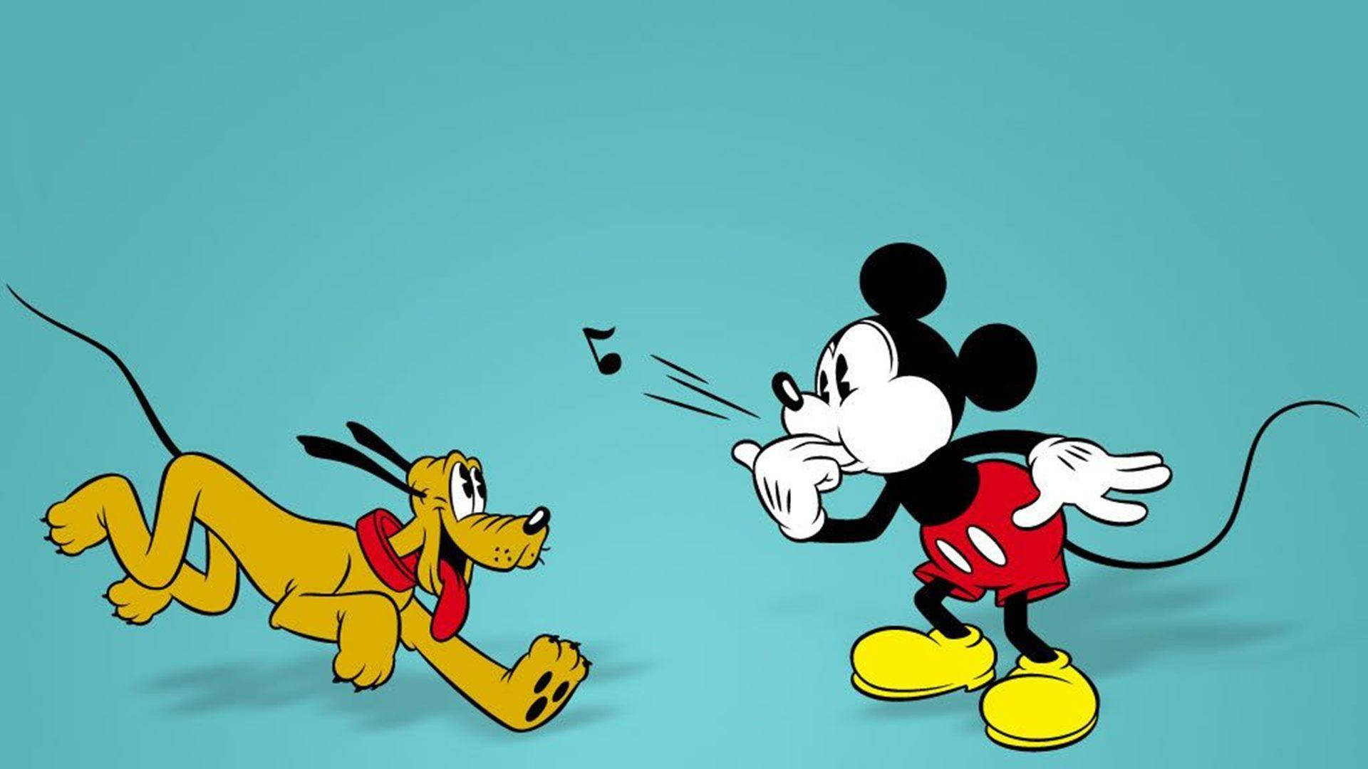 Pluto And Mickey Mouse Hd Background