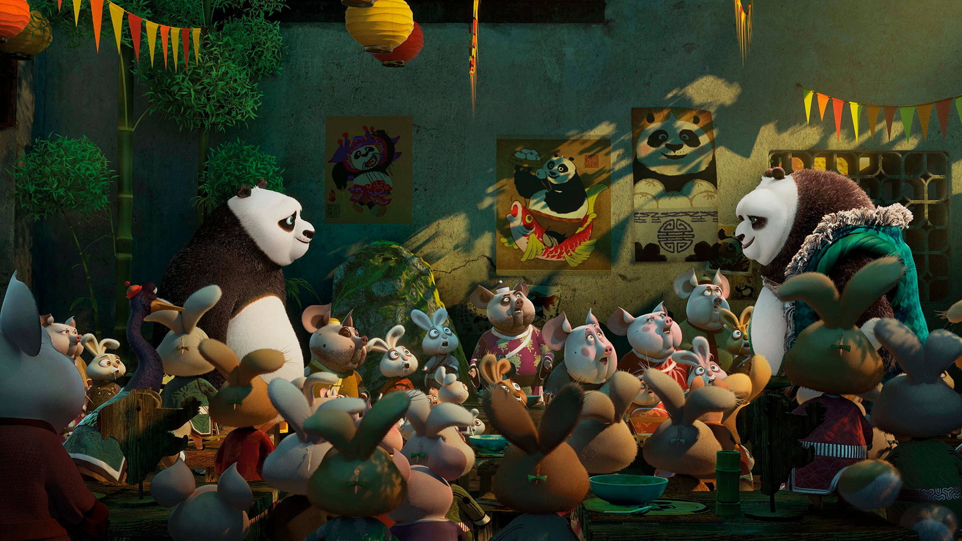 Po From Kung Fu Panda Meeting His Father