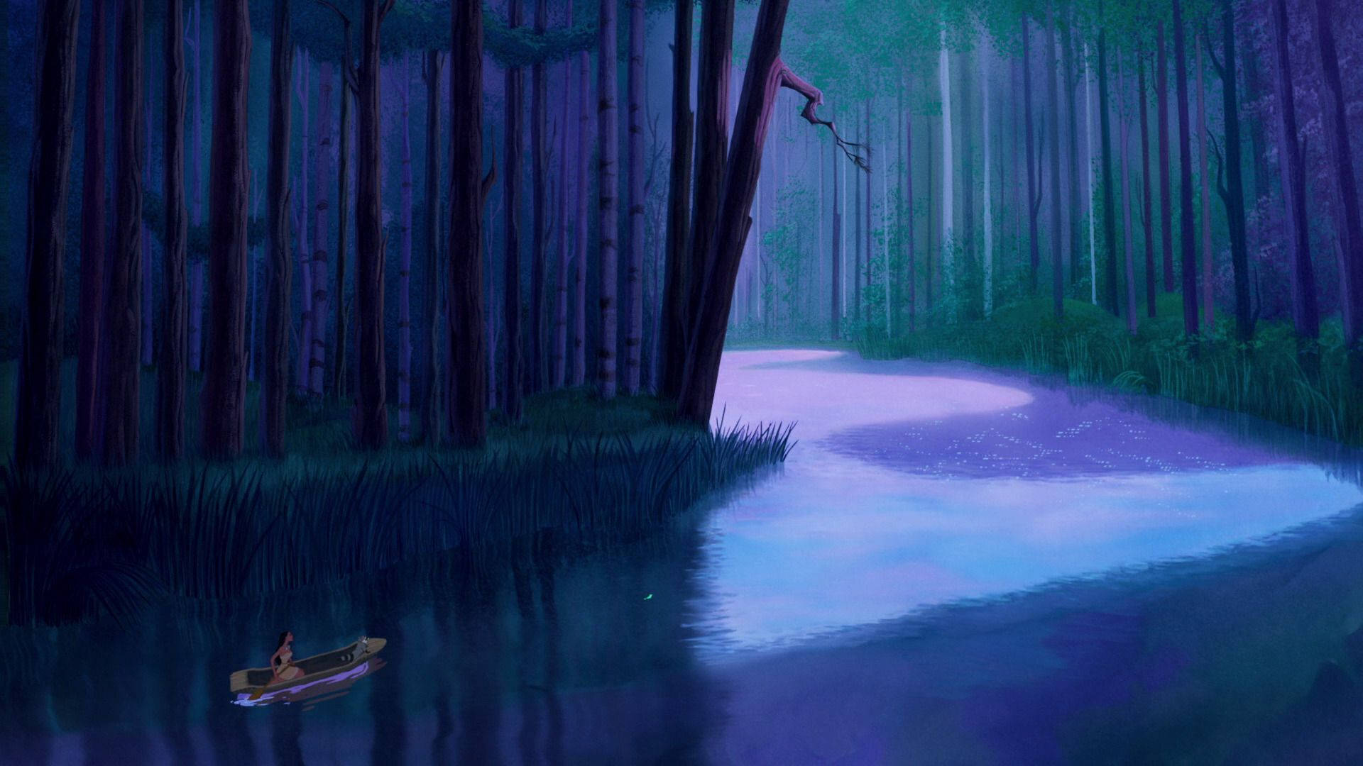 Pocahontas In The River Background
