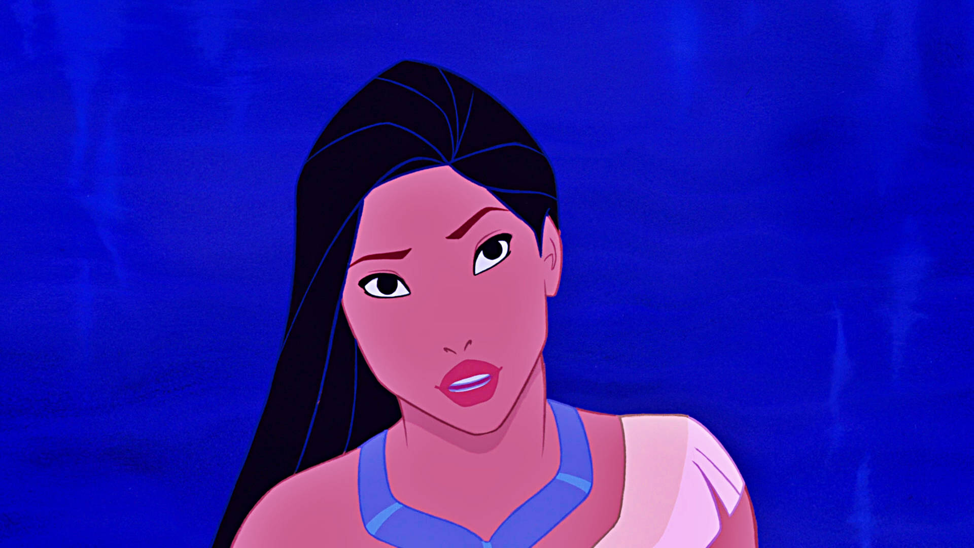 Pocahontas Looking Skeptical Background