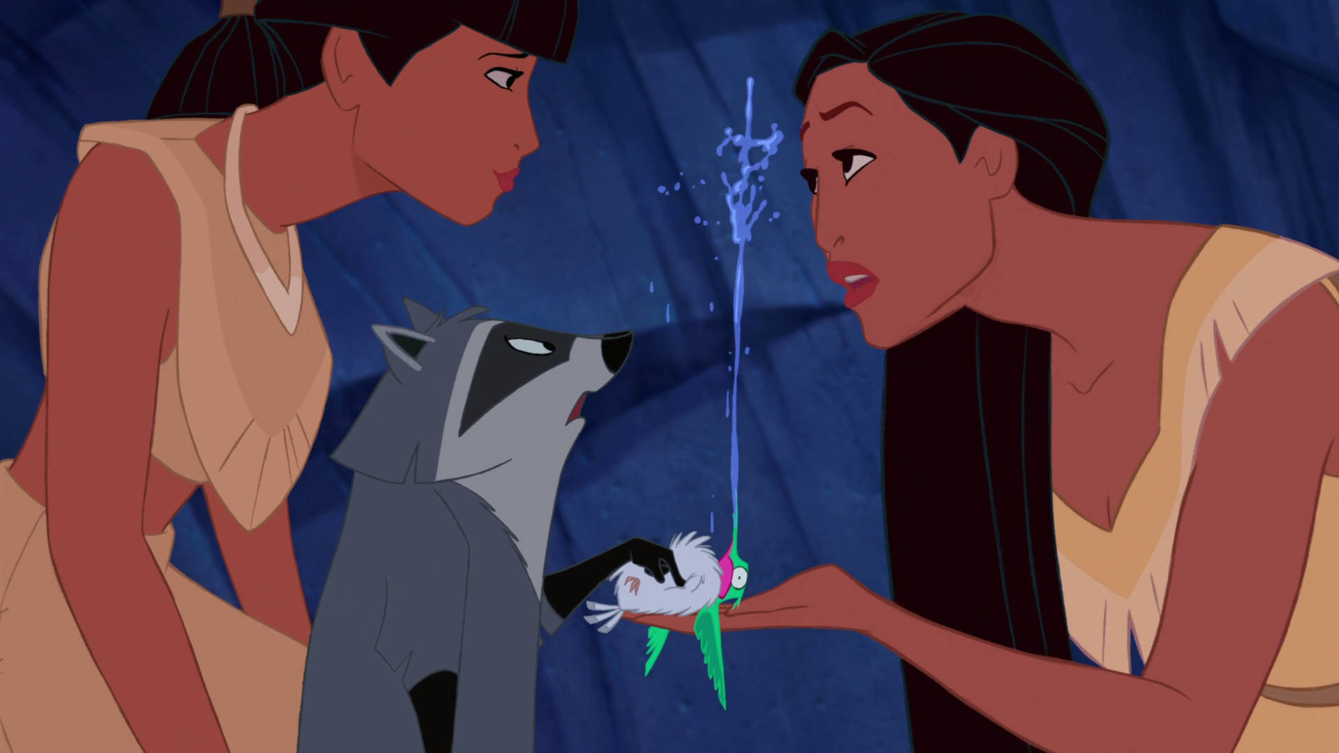 Pocahontas Reviving Bird Background