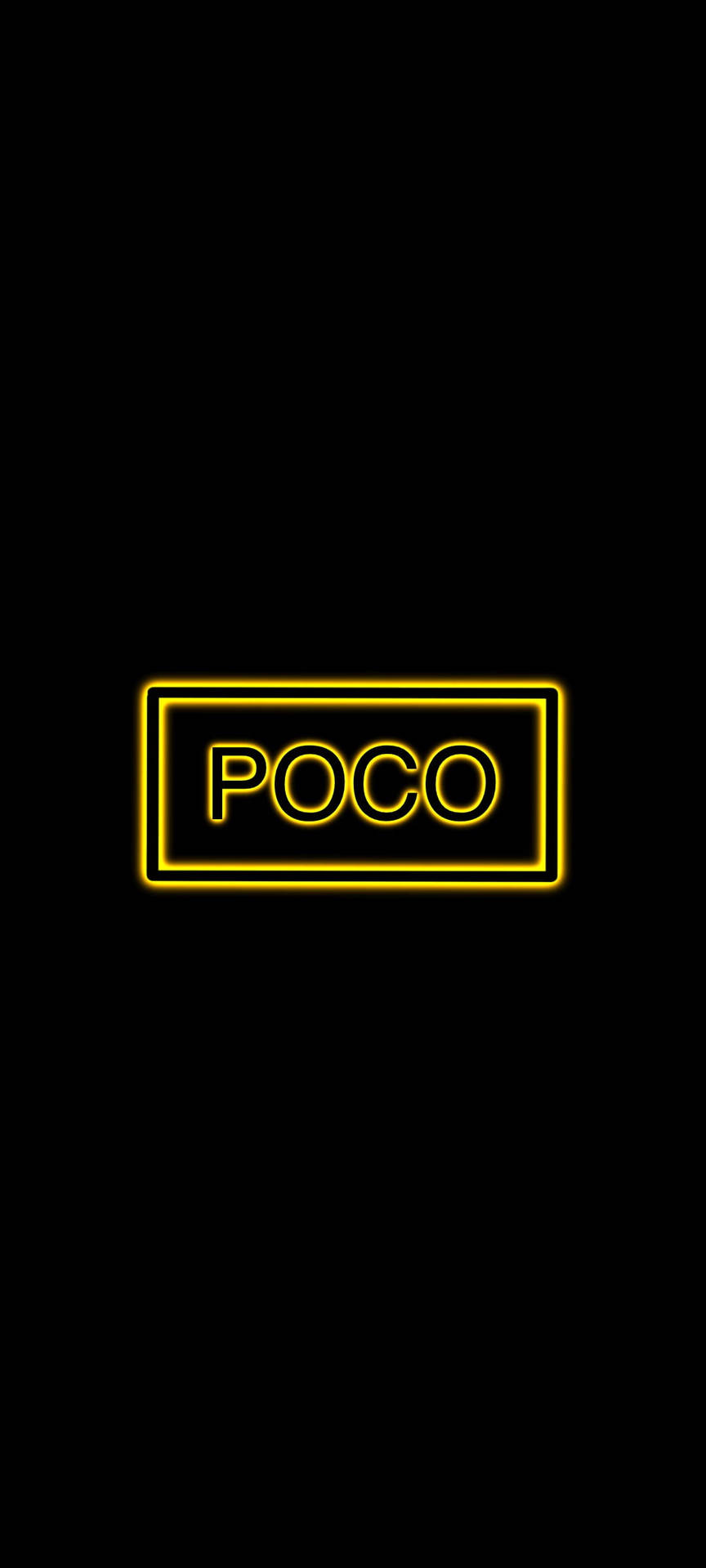 Poco X2 Yellow Font