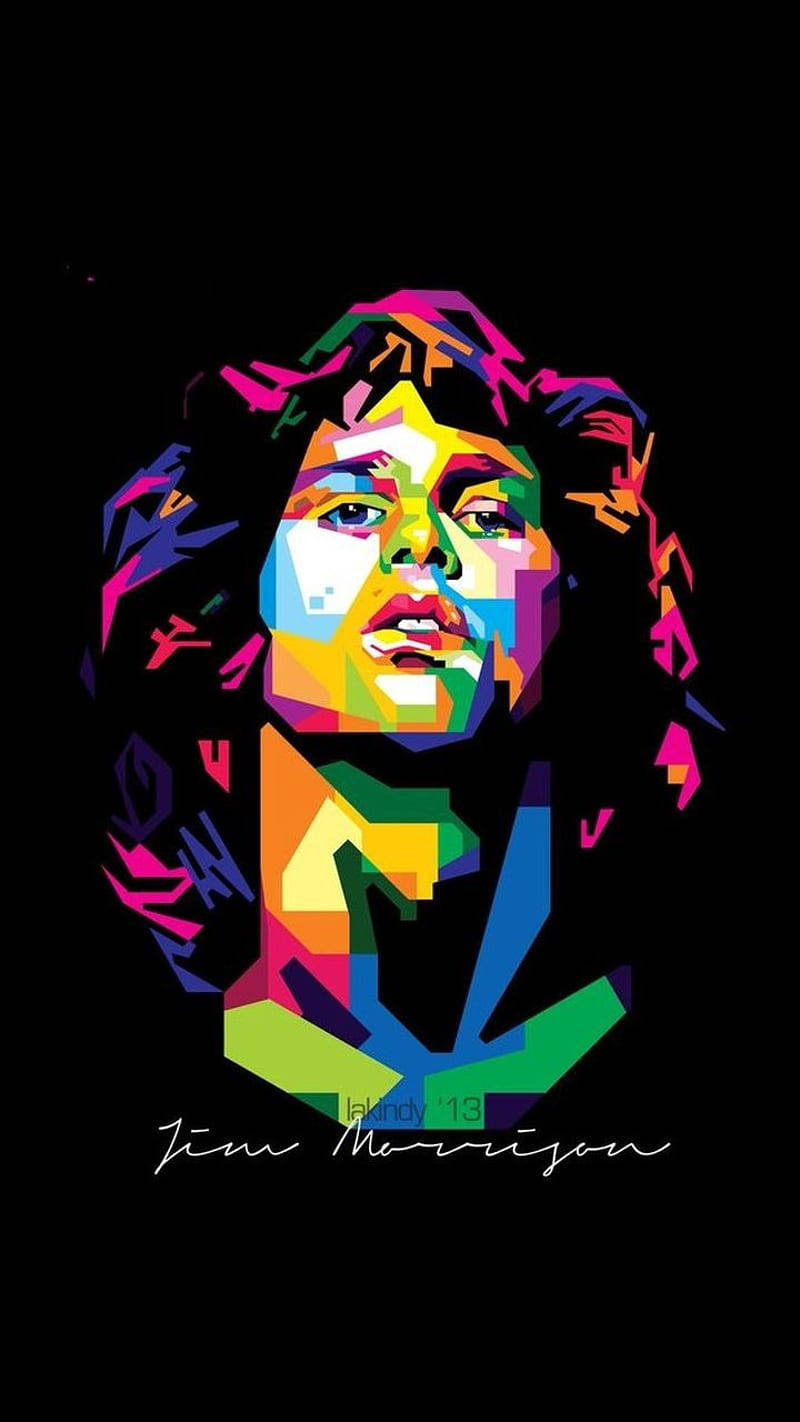 Poetic Psychedelia - Jim Morrison's Geometric Vision Background
