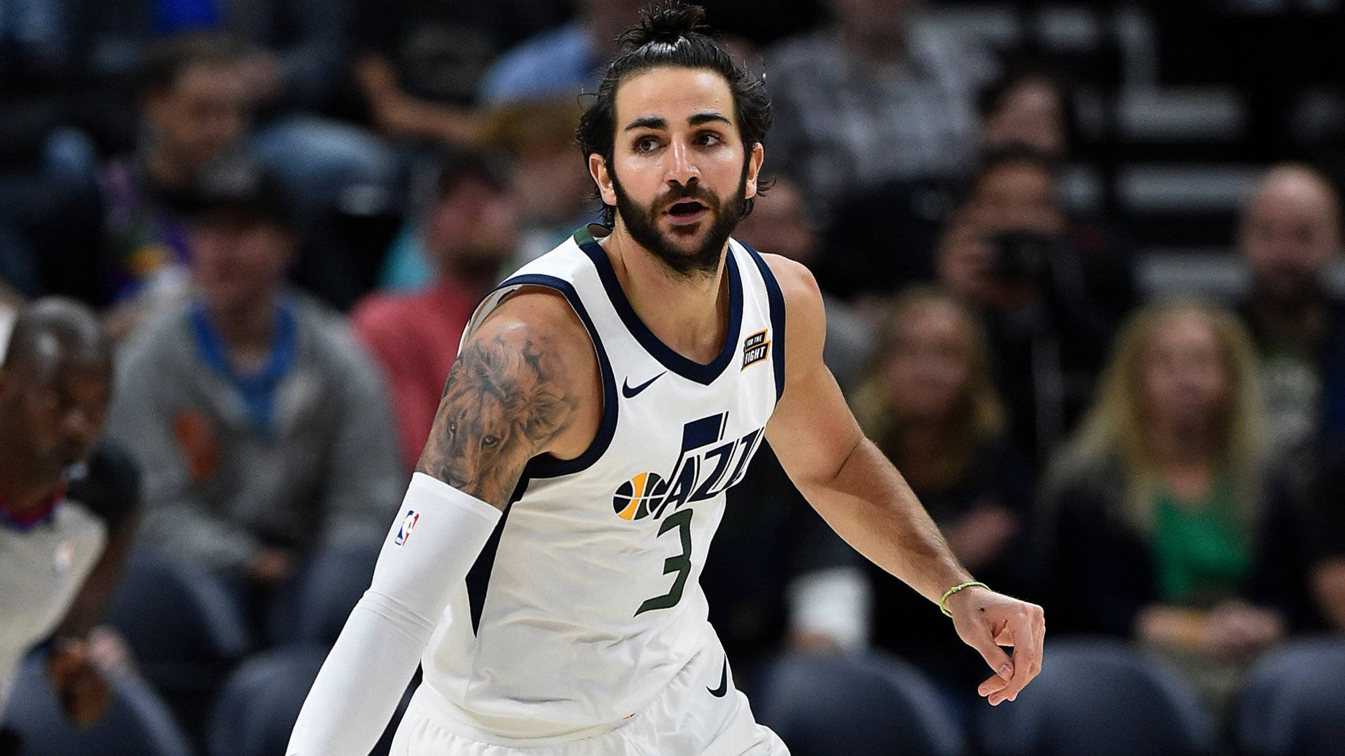 Point Guard Ricky Rubio Focus Shot Background