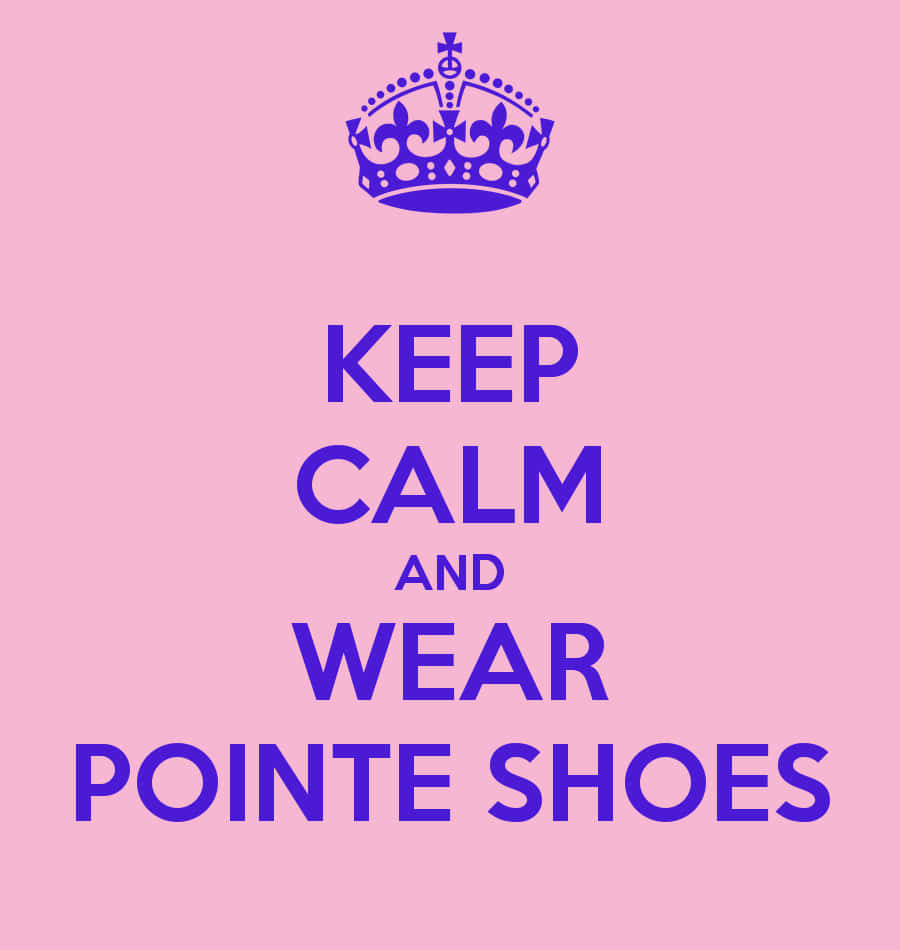 Pointe Shoes Quote Background