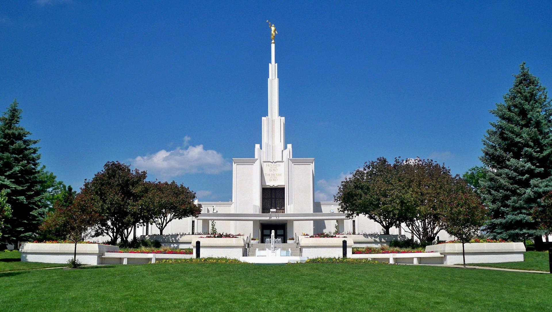 Pointed Structure In Denver Background