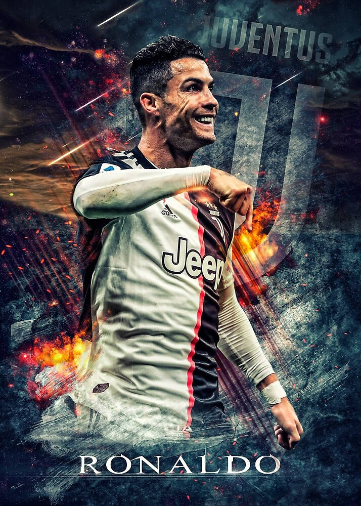 Pointing Down Cr7 3d Background