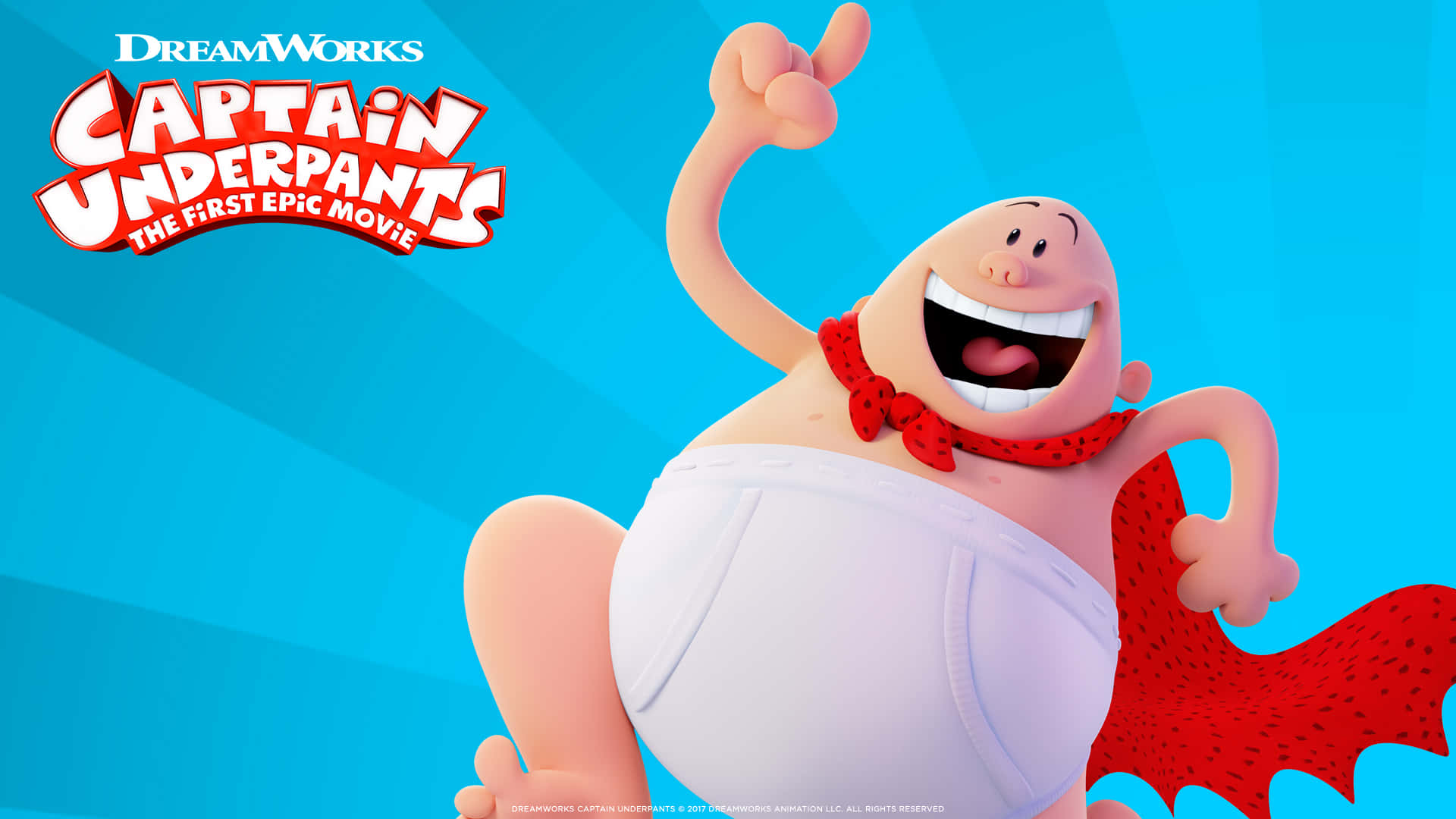Pointing Finger Up Captain Underpants: The First Epic Movie Background