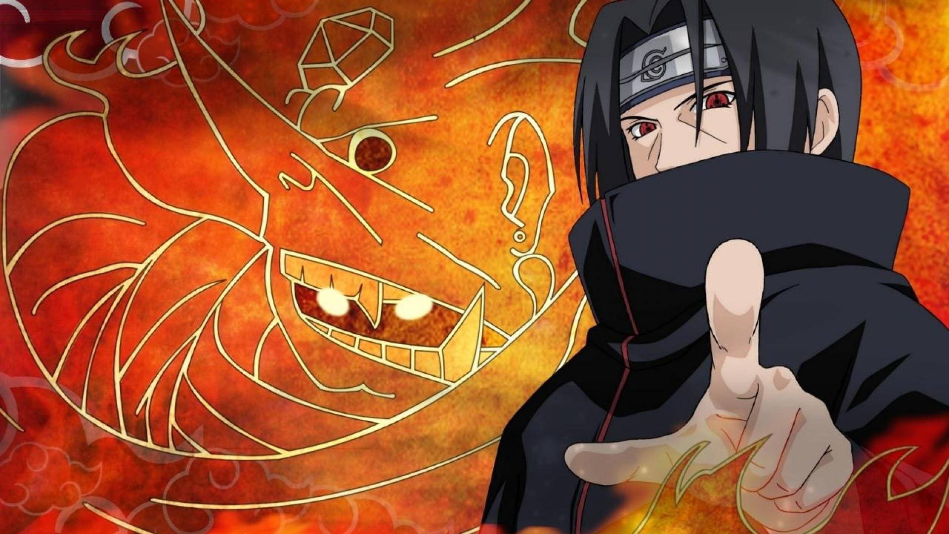 Pointing Itachi Naruto Ipad