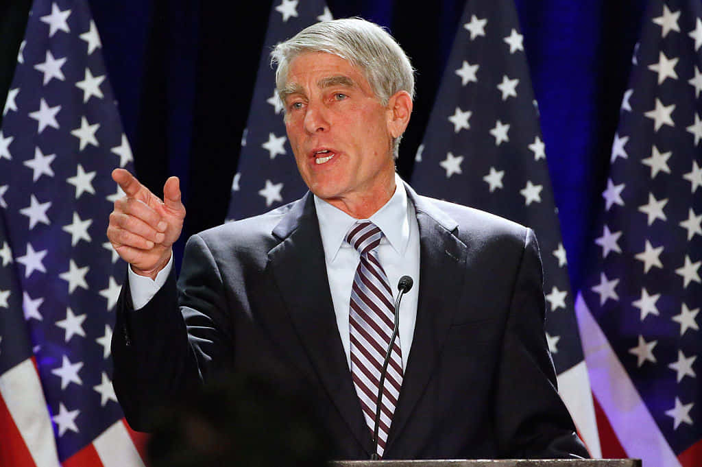 Pointing Mark Udall Background