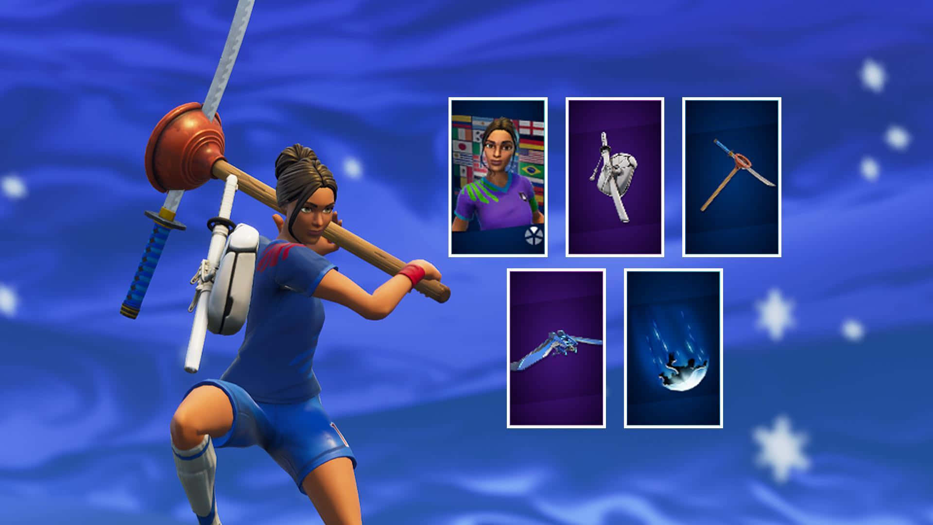 Poised Action Fortnite Background