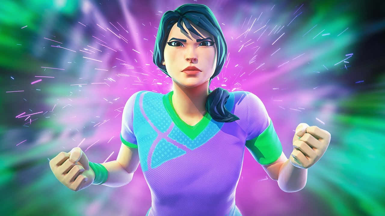 Poised Angry Fortnite Skill Background