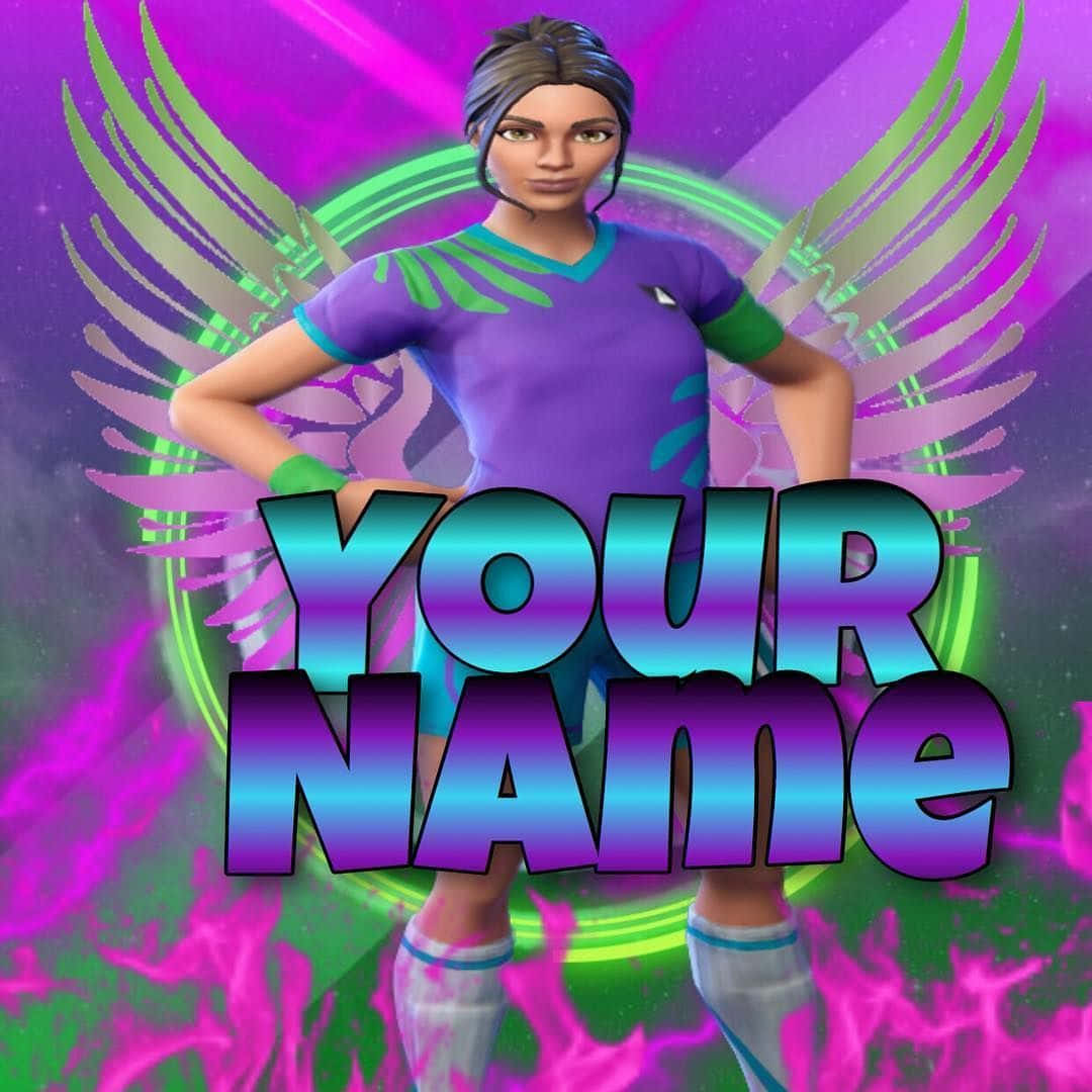 Poised Forntinite Girl Background