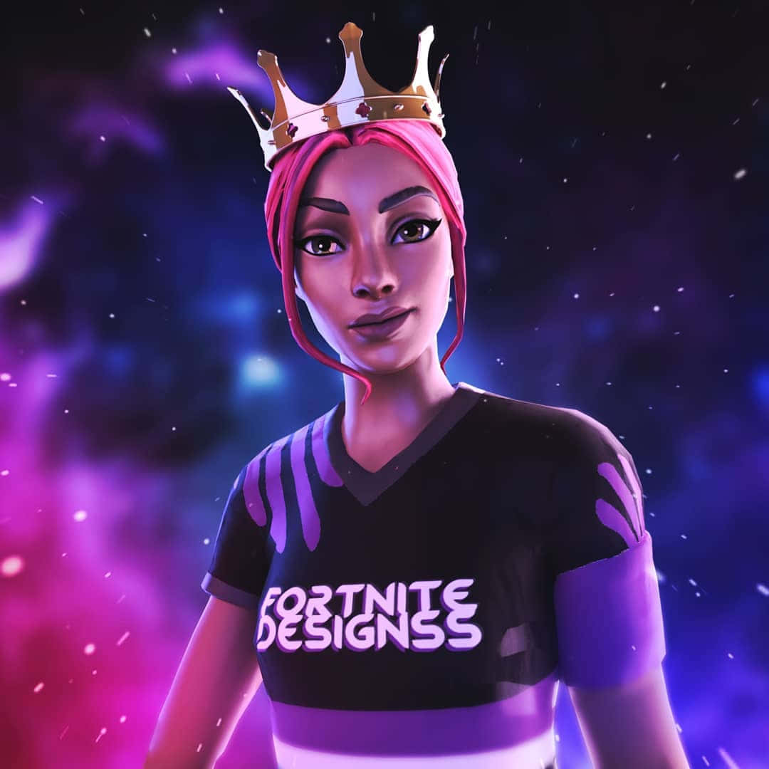 Poised Fortnite Princess Skin Background