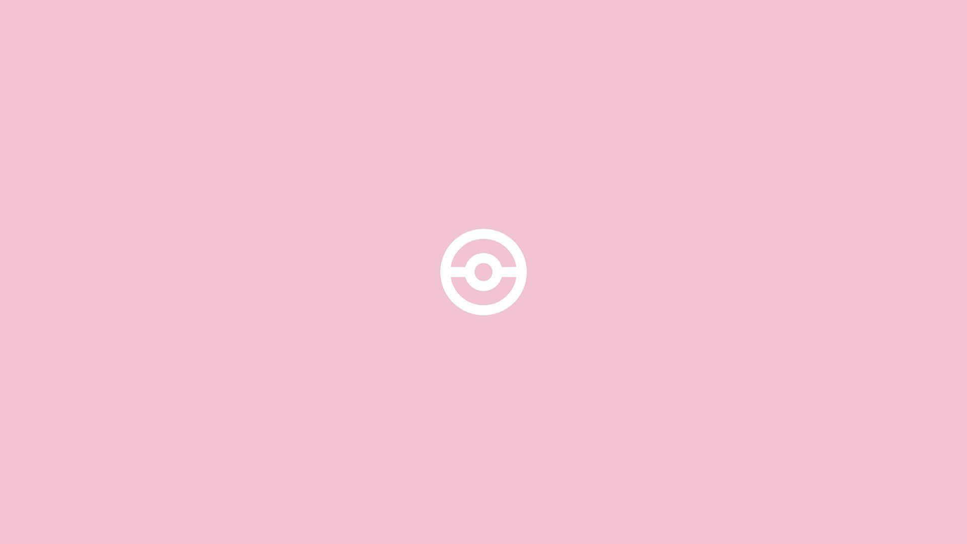 Pokeball Simple Pink Background