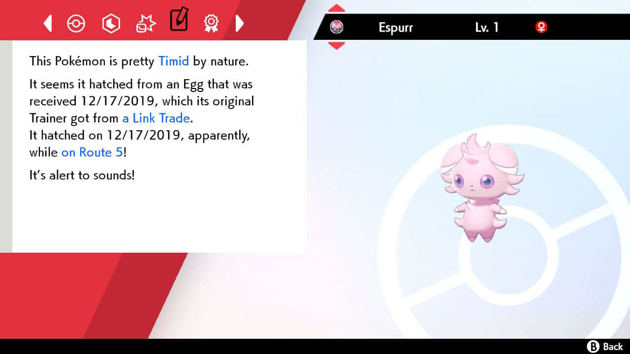 Pokédex Entry Of Espurr