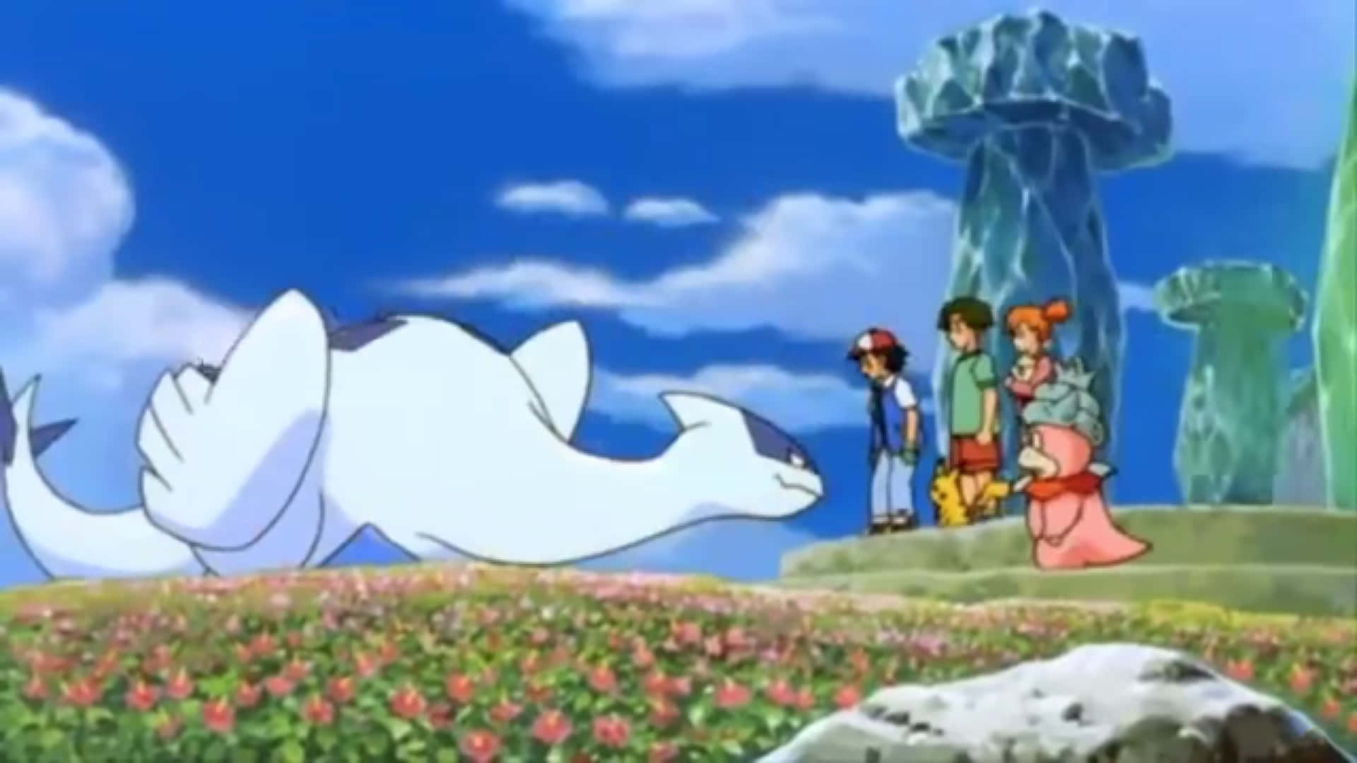Pokemon 2000 Cloudy Day Background