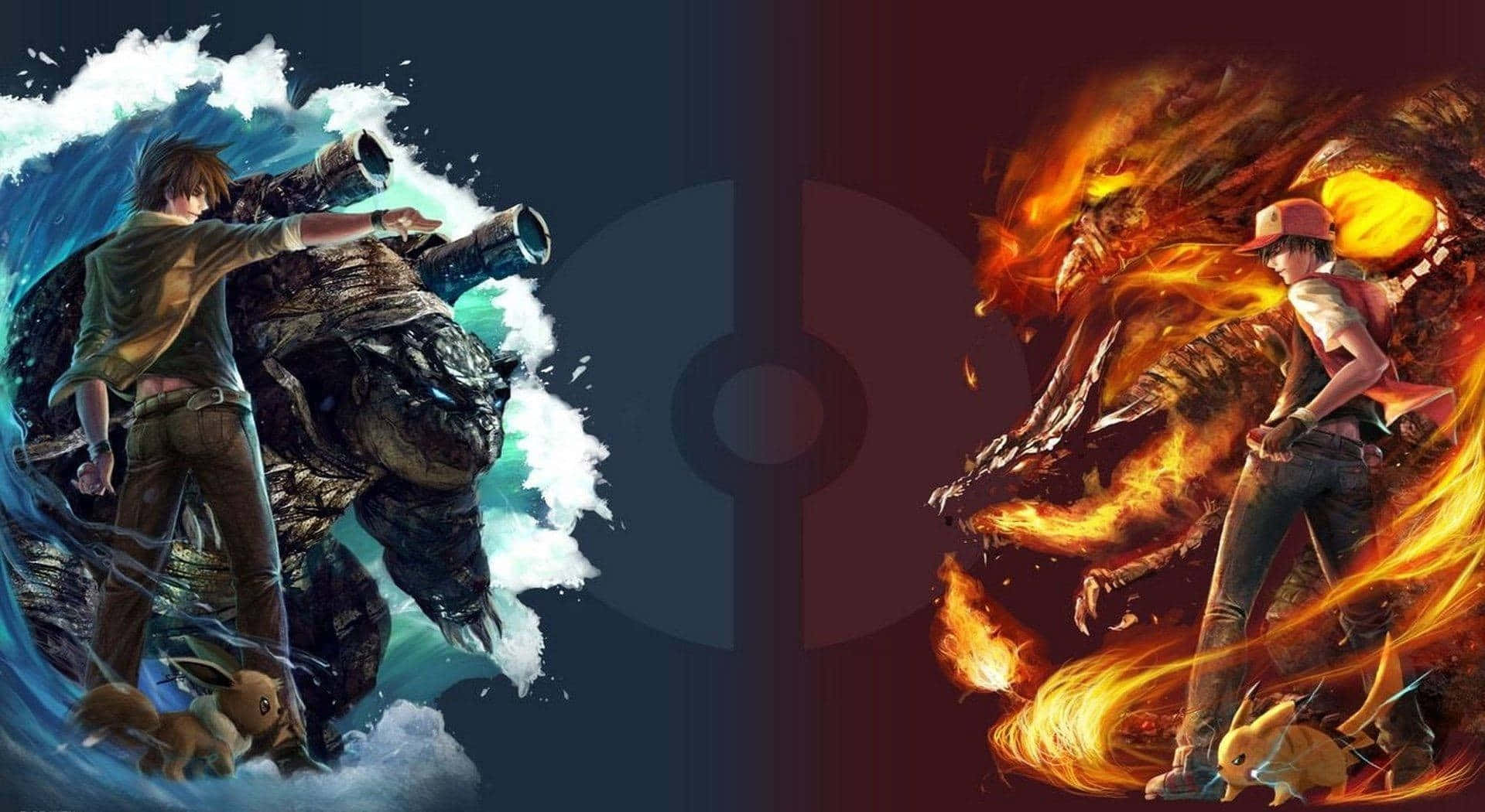 Pokemon Aesthetics Blastoise And Charizard
