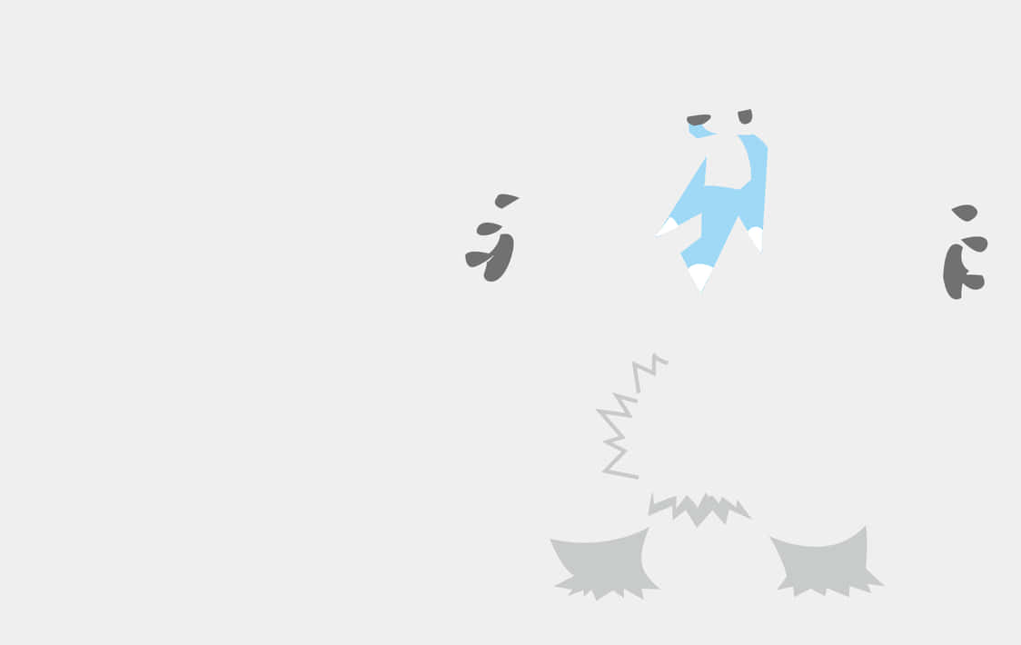 Pokémon Beartic Minimal Wallpaper Background